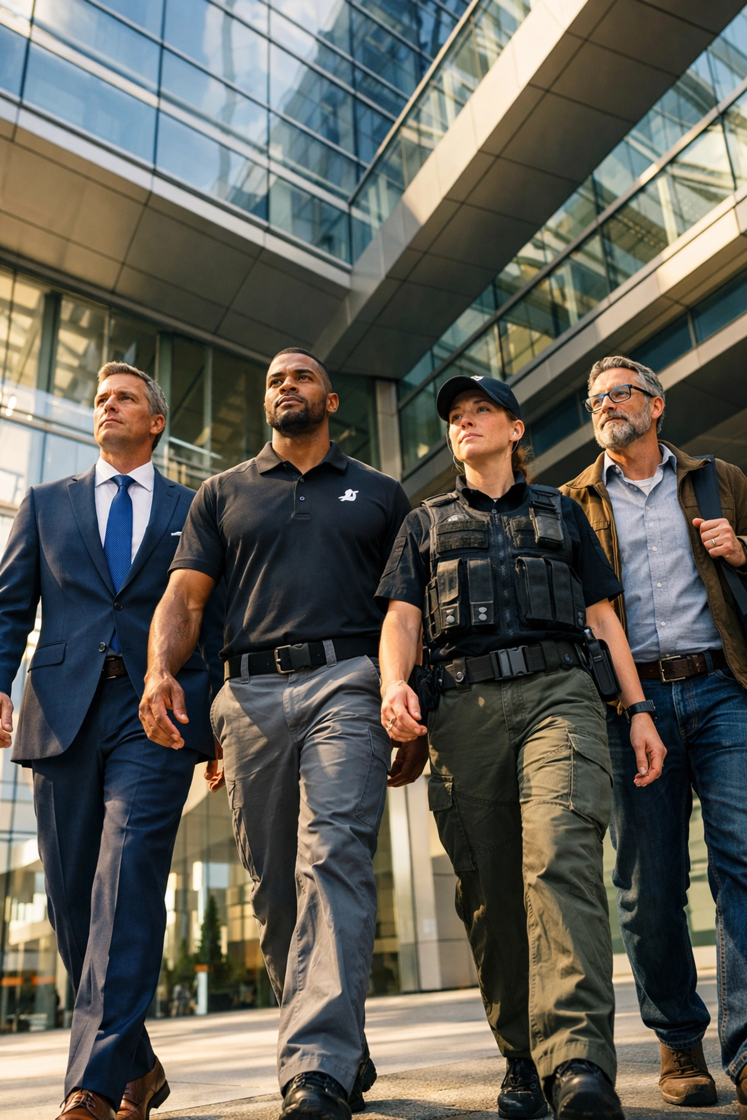 Professionals representing sports, government, and business sectors unified for strategic growth.