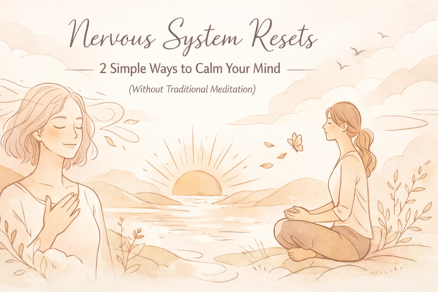 [HERO] Nervous System Resets: 2 Simple Ways to Calm Your Mind (Without Traditional Meditation)