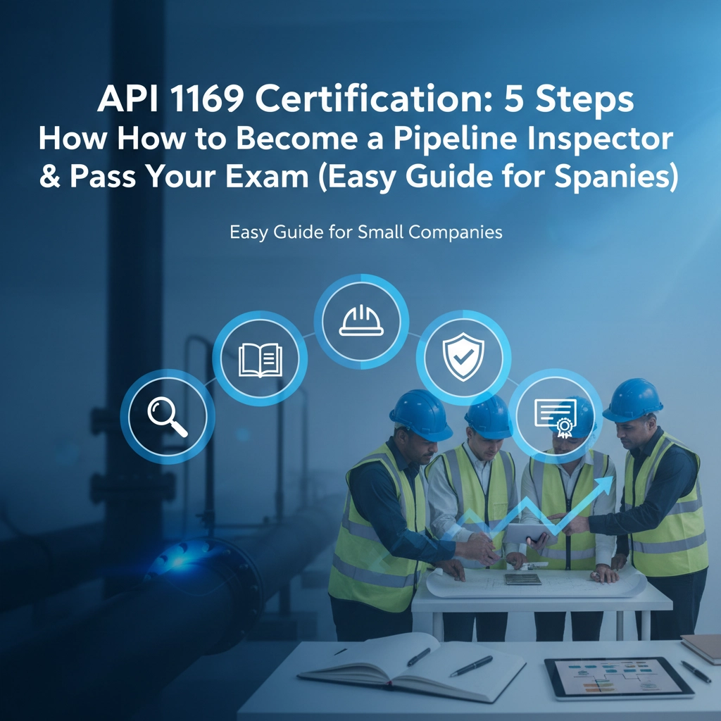 API 1169 Certification: 5 Steps How to Become a Pipeline Inspector and Pass Your Exam (Easy Guide for Small Companies)