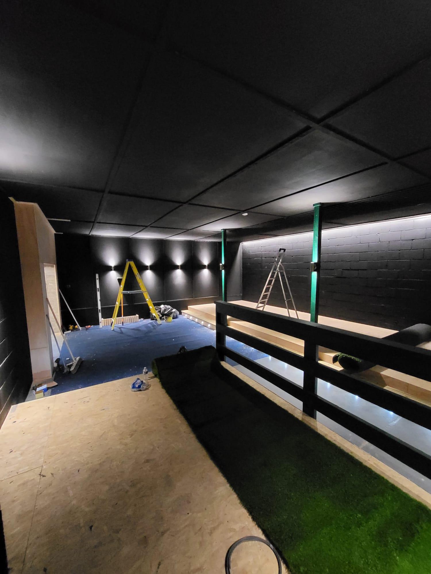 A professional installation environment showcasing the preparation required for high-end home energy solutions.