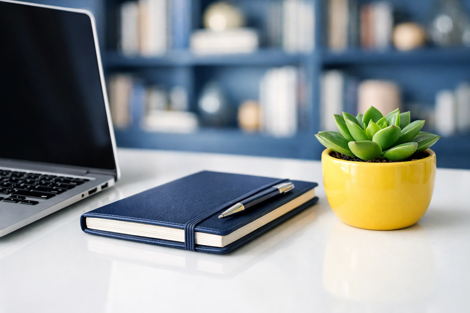 Dust-free home office desk in a Worcester residence representing professional maid services and efficiency.