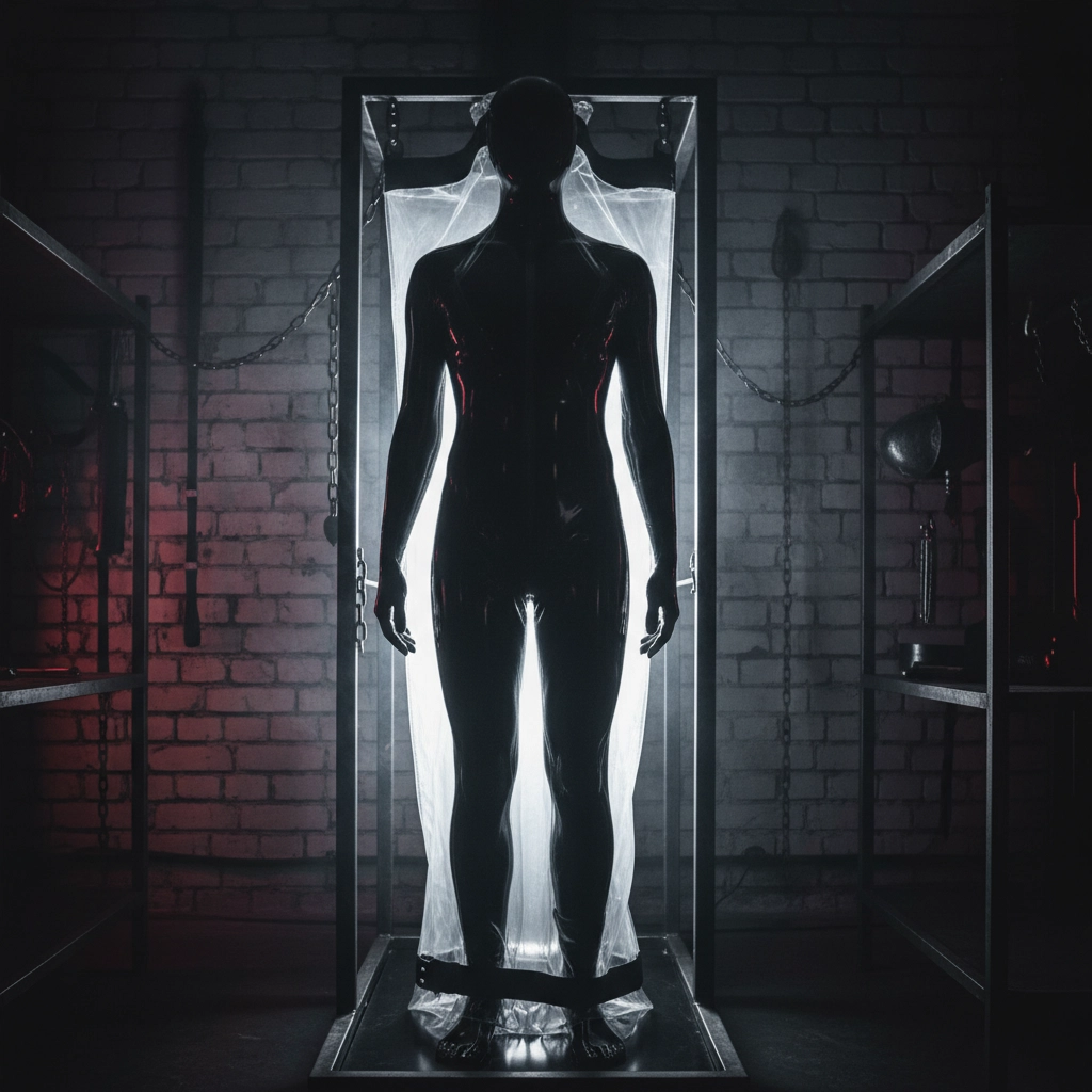 Vacuum Bed BDSM: Bondage and Latex