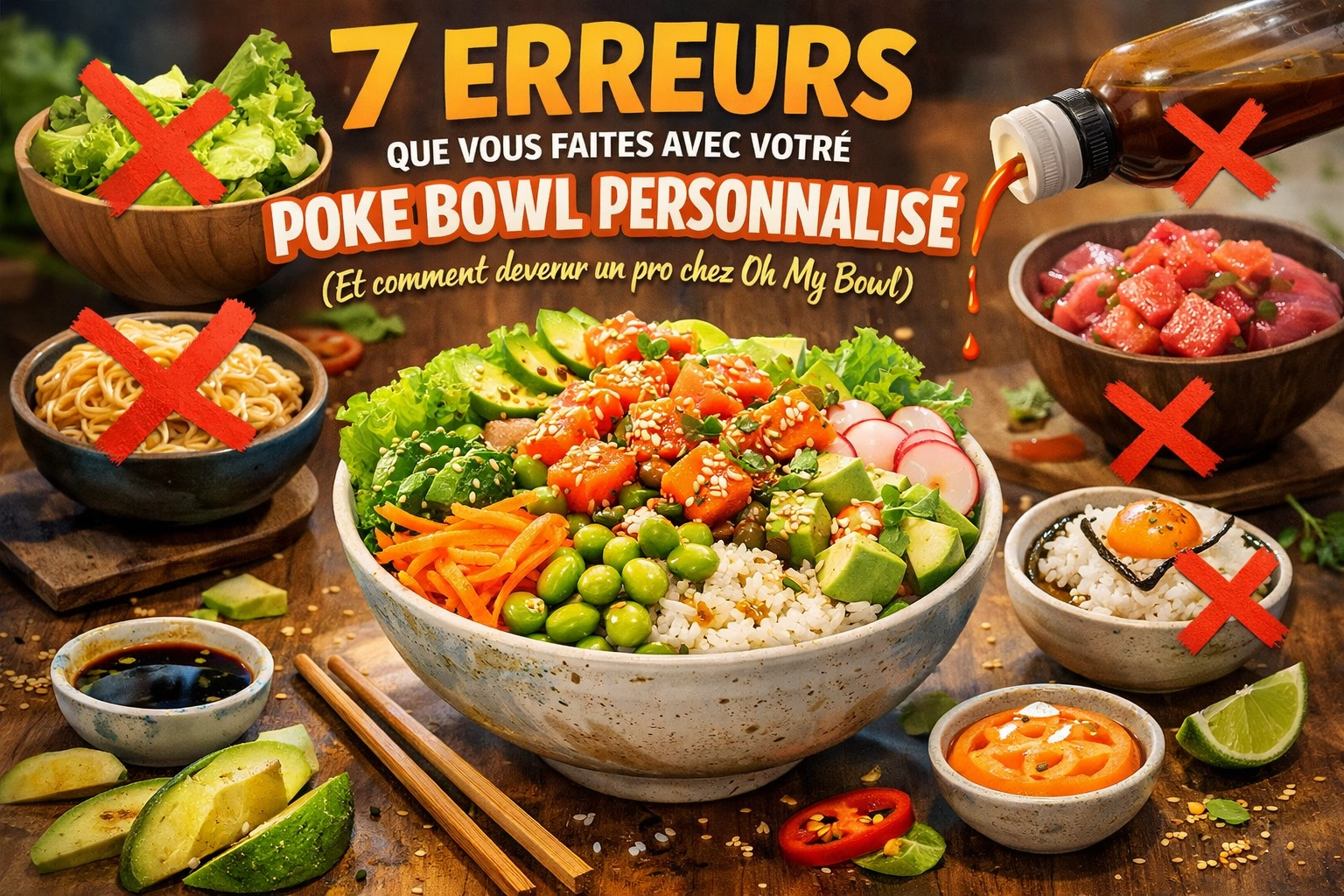 [HERO] 7 erreurs que vous faites avec votre poke bowl personnalisé (et comment devenir un pro chez Oh My Bowl)