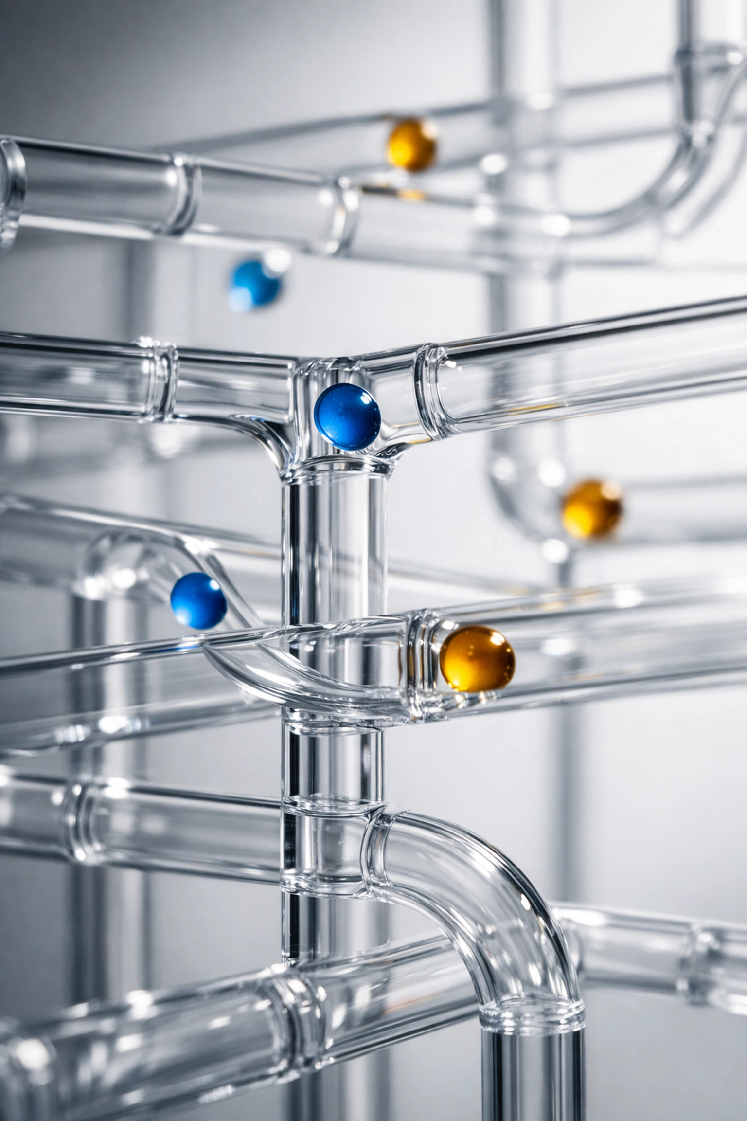 Visual representation of organizational structure showing decision flow blockages and bottlenecks