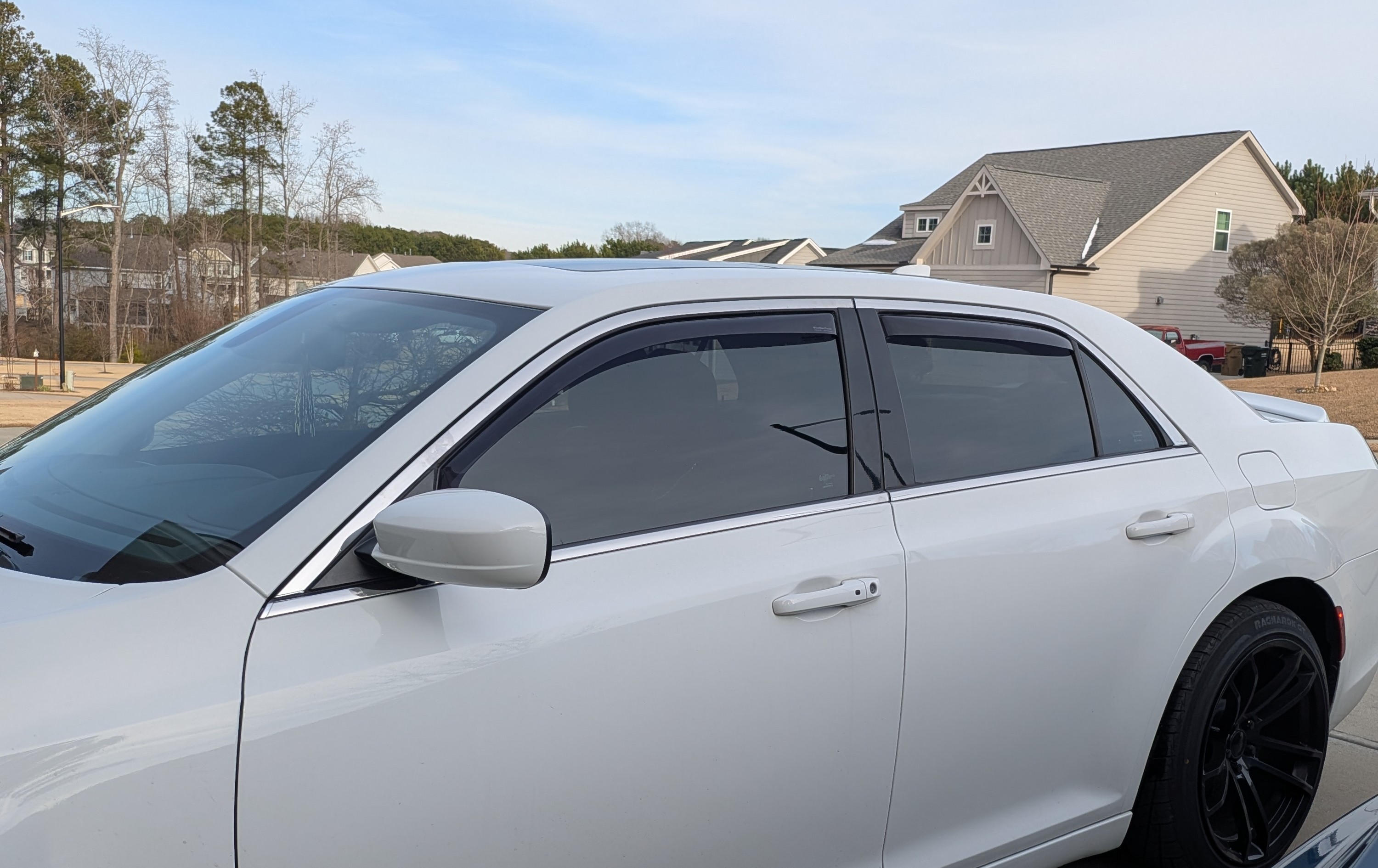 White Sedan with Elite Window Tintz