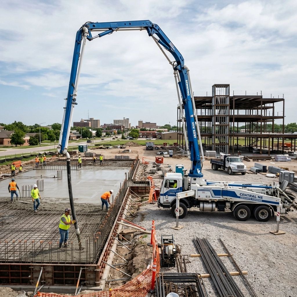 [HERO] The Insider’s Guide to Concrete Pumping: Speeding Up Projects in Omaha & Grand Island
