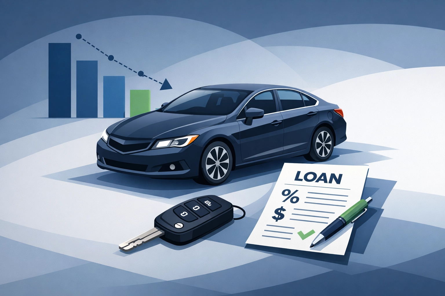 Car loan interest statement and documents for 2025 tax deduction claims