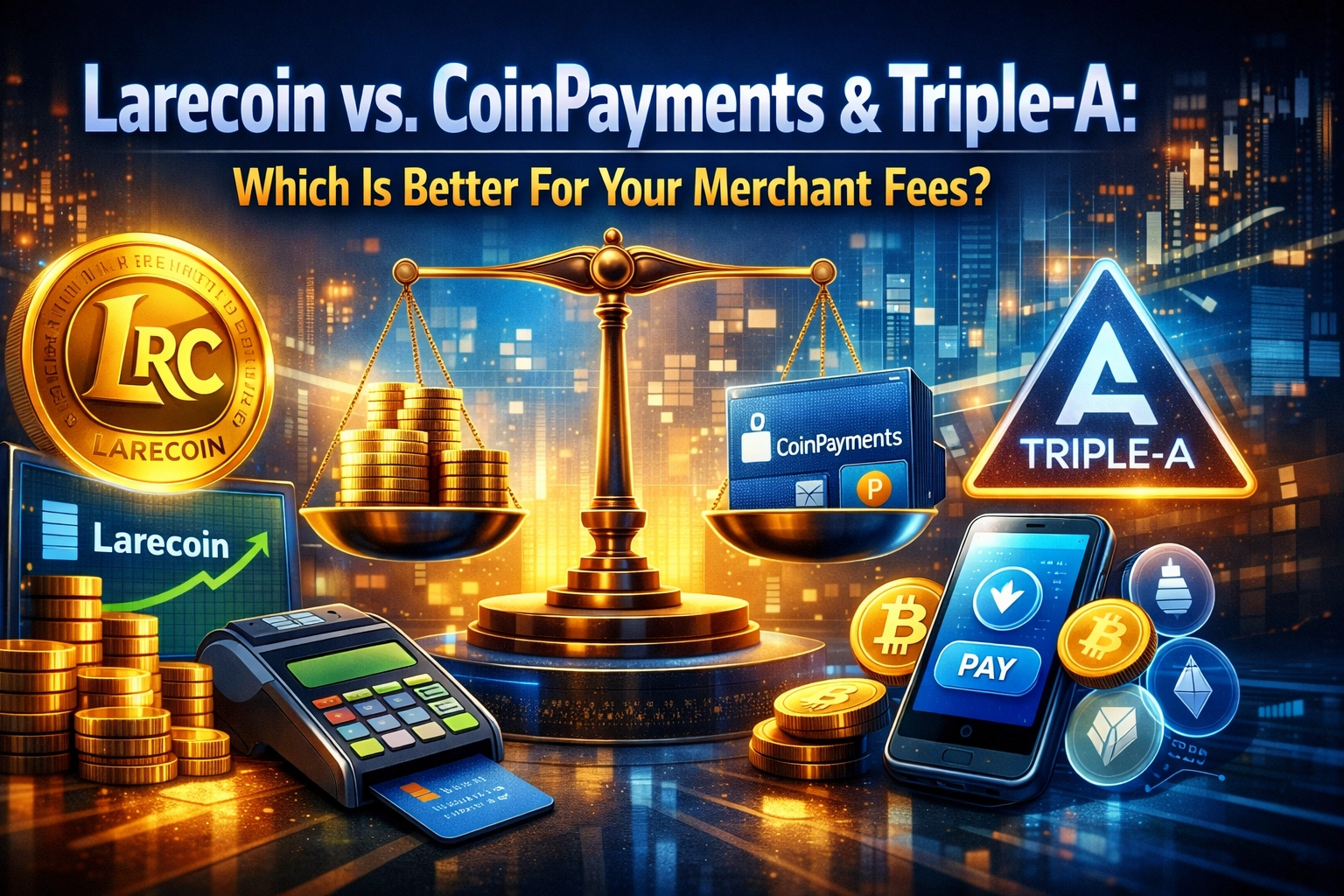 [HERO] Larecoin vs. CoinPayments & Triple-A: Which Is Better For Your Merchant Fees?