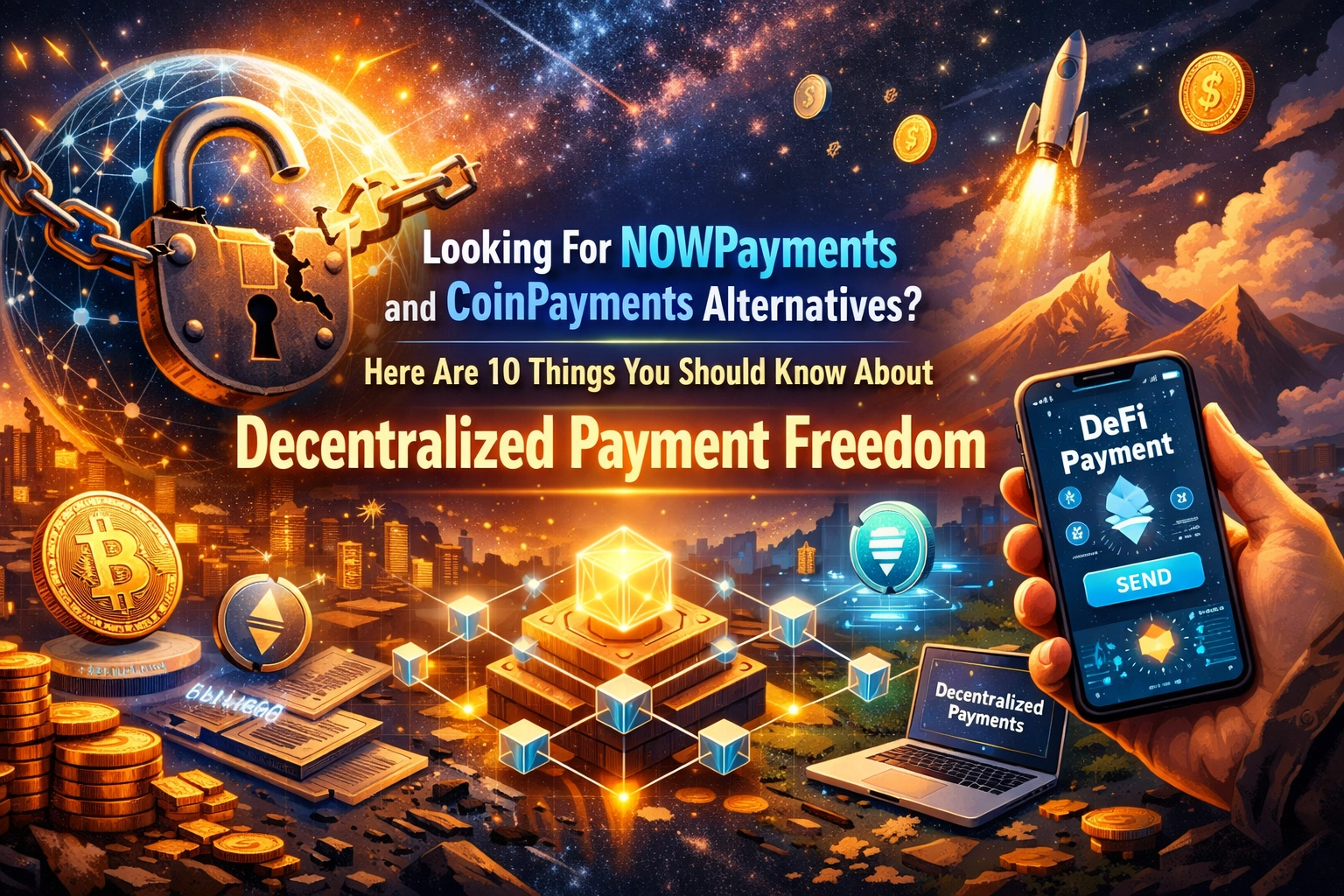 Looking For NOWPayments and CoinPayments Alternatives? Here Are 10 Things You Should Know About Decentralized Payment Freedom