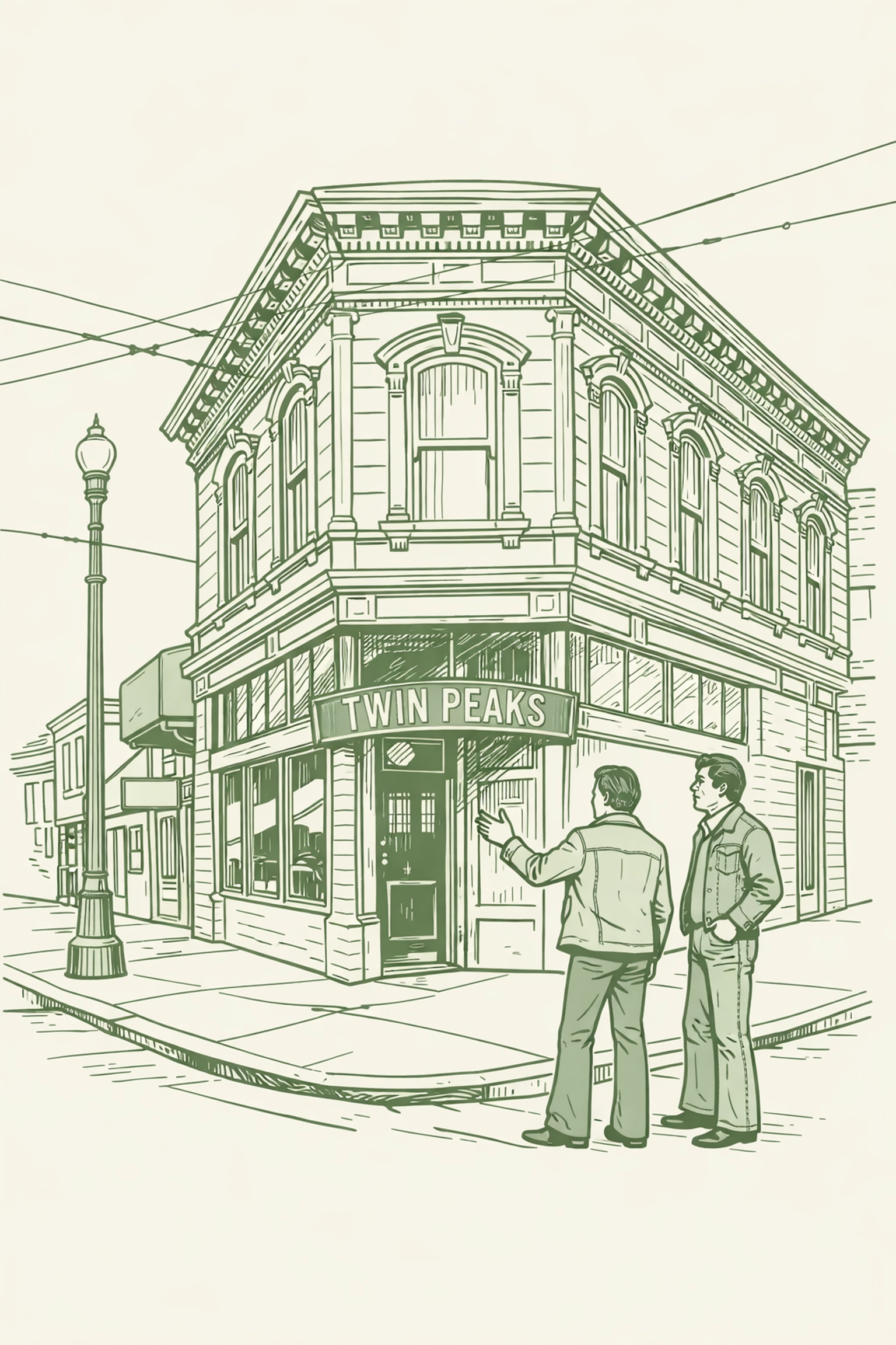 Twin Peaks Tavern's Victorian building at Castro and Market, San Francisco's first openly gay bar