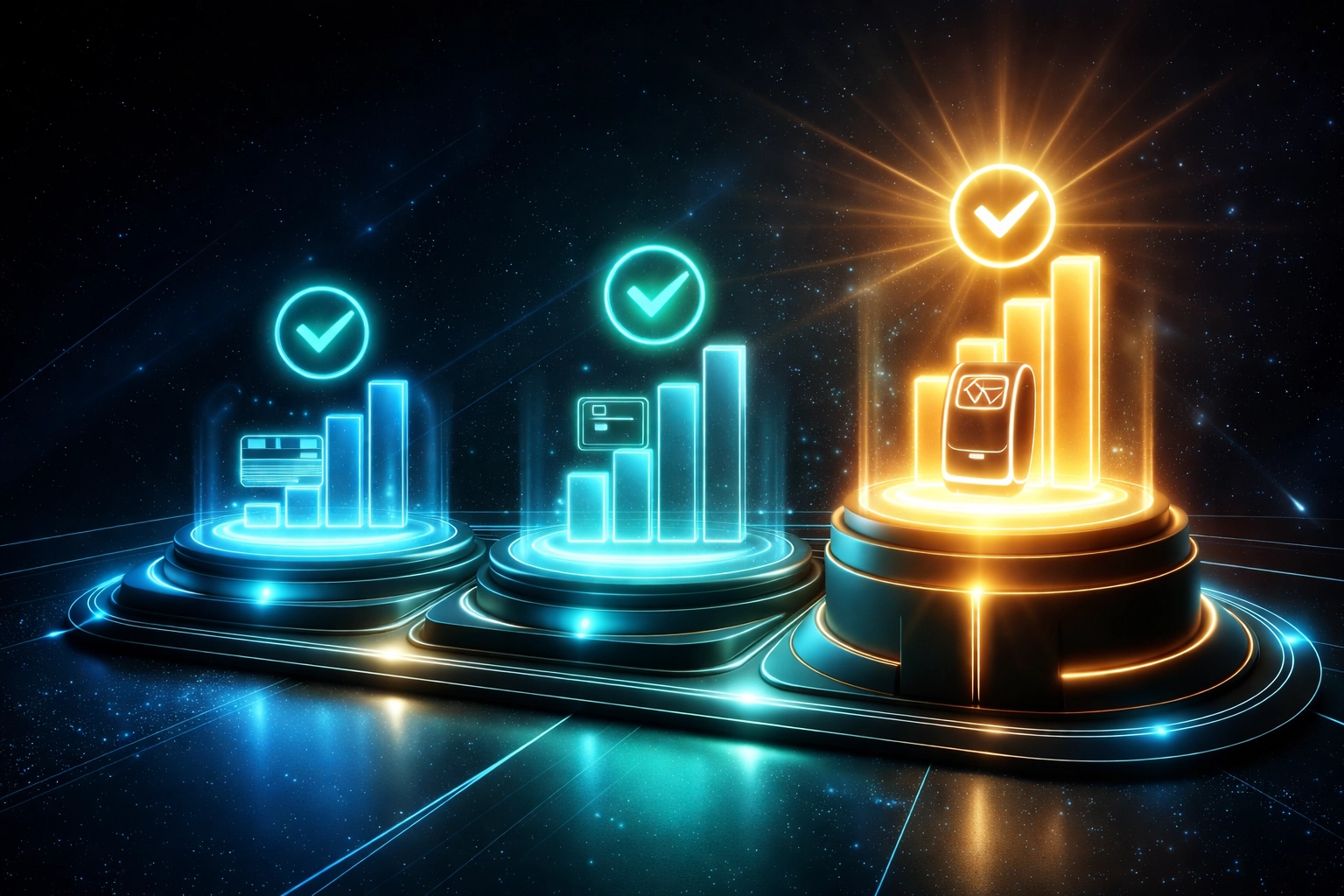 Infographic comparing Web3 payment solutions, highlighting Larecoin's superior features and fee savings.