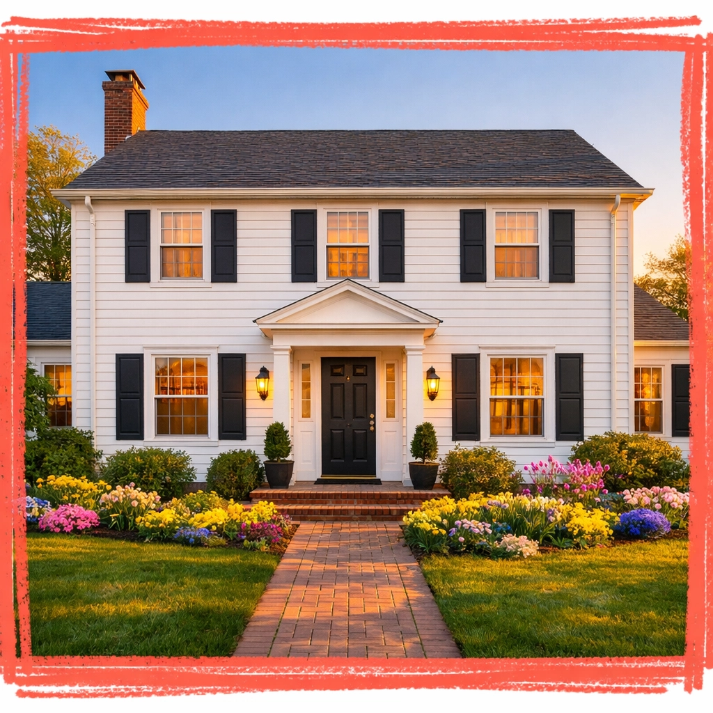 Charming New England colonial home in Connecticut low inventory market Charming New England colonial home in Connecticut low inventory market