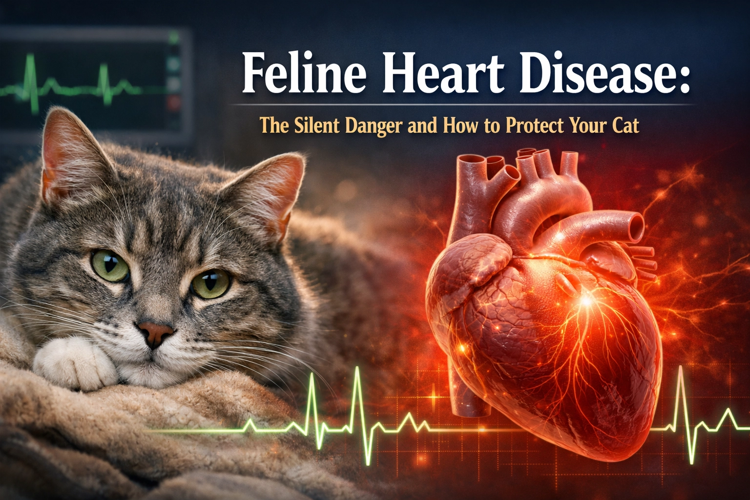 [HERO] Feline Heart Disease: The Silent Danger and How to Protect Your Cat