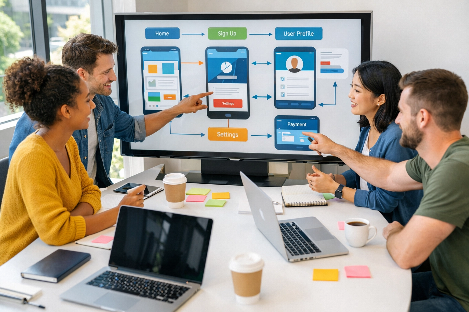 Team collaborating on ServiceNow custom app development using App Engine platform