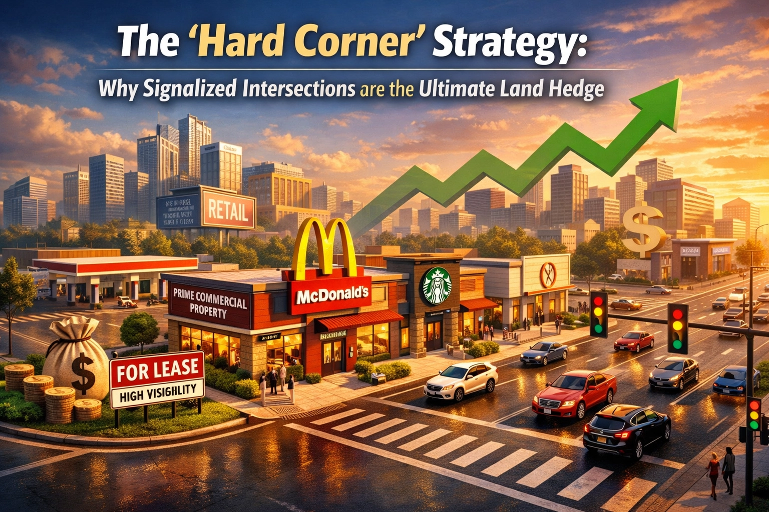 [HERO] The 'Hard Corner' Strategy: Why Signalized Intersections are the Ultimate Land Hedge
