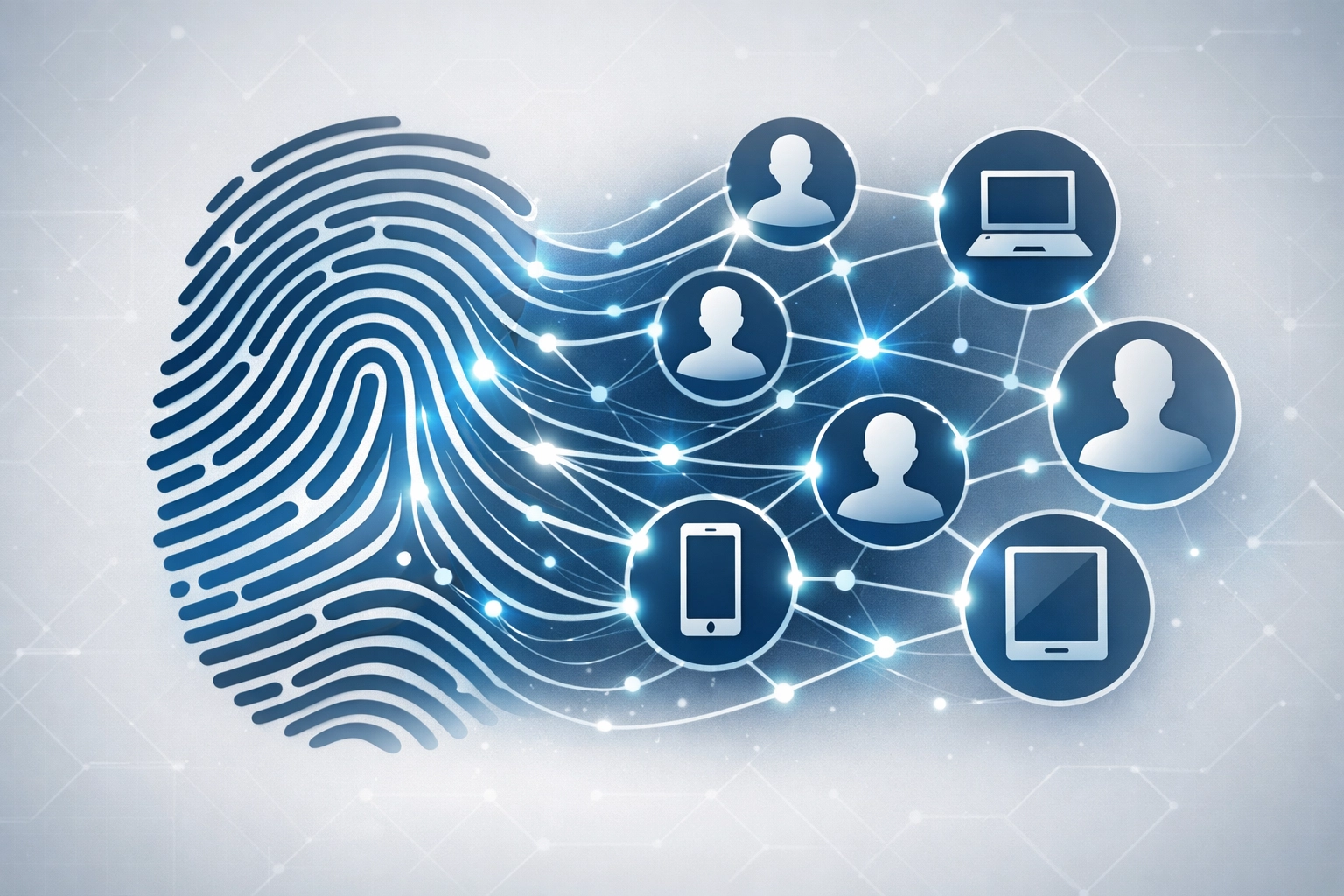 Identity management system connecting user authentication across multiple devices