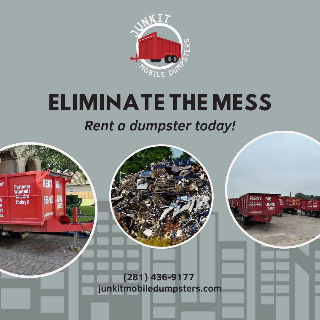 Junk It Mobile Dumpsters Promotional Image