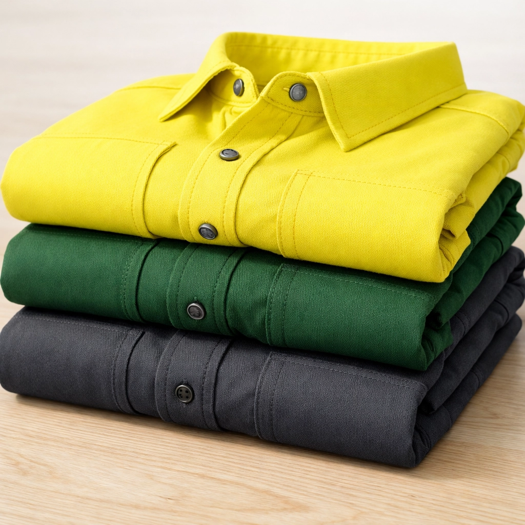 A stack of high-quality custom t shirts from a professional screen printing near me service.