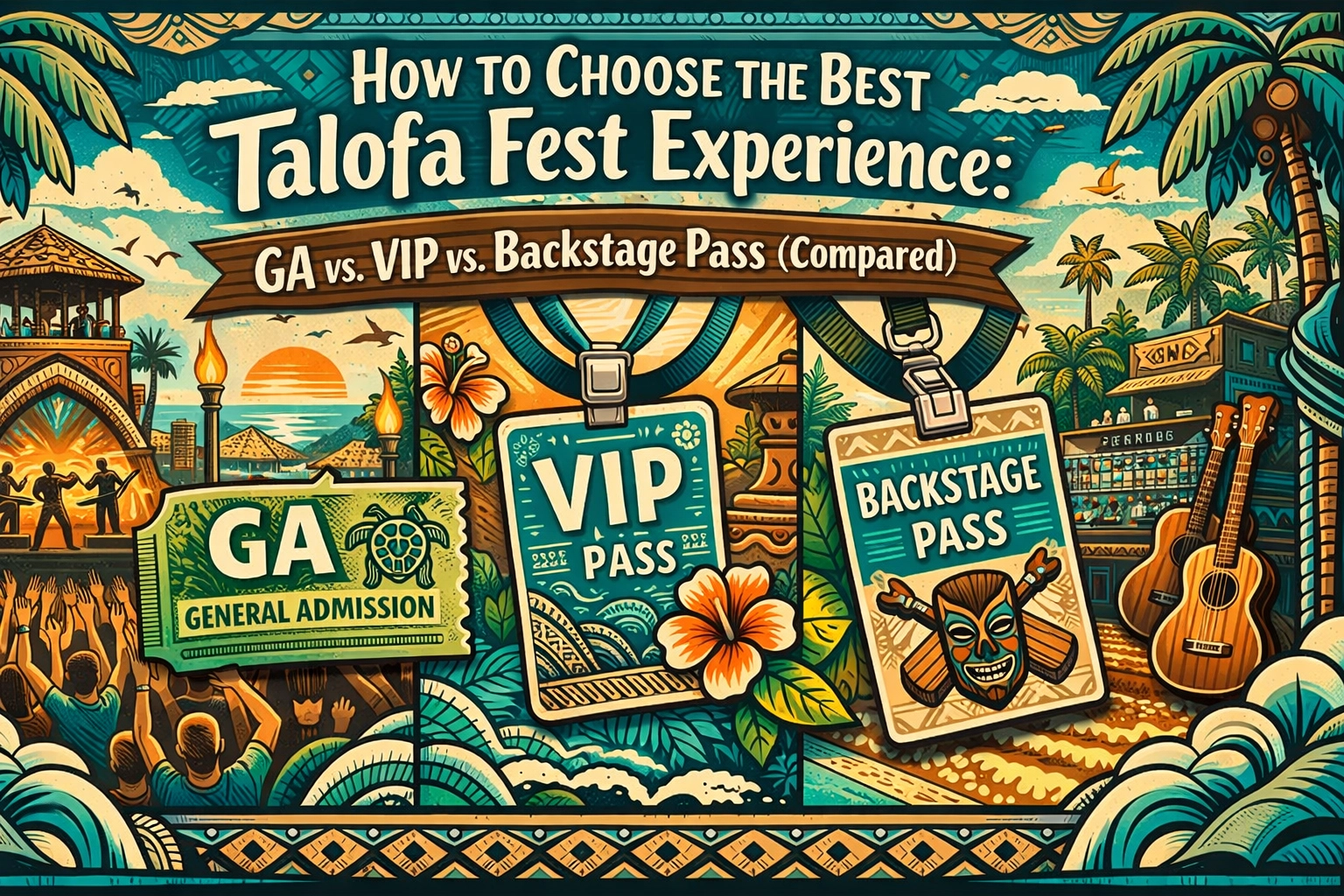 [HERO] How to Choose the Best Talofa Fest Experience: GA vs. VIP vs. Backstage Pass (Compared)