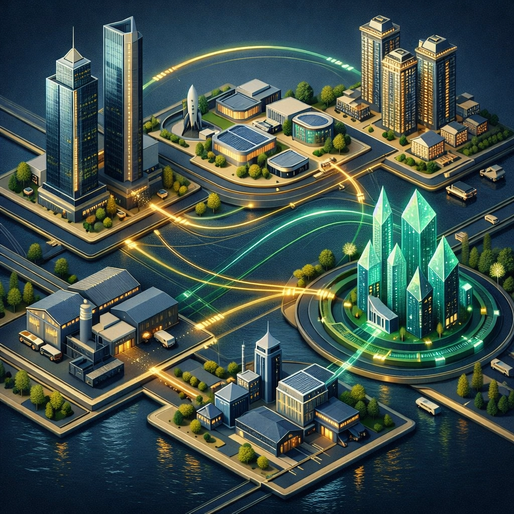 Alternative investment categories including private equity, venture capital, real estate, and cryptocurrency