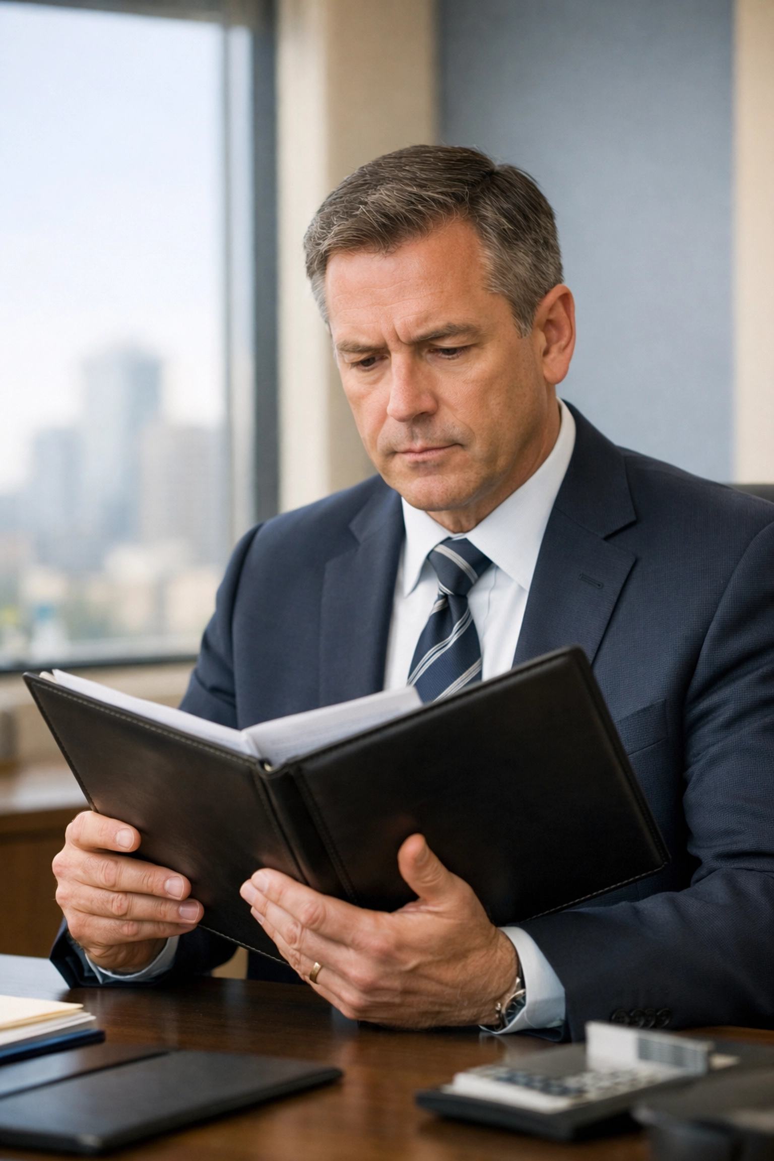 Tax professional reviewing compliance documents to ensure state-specific ERO standards are met.