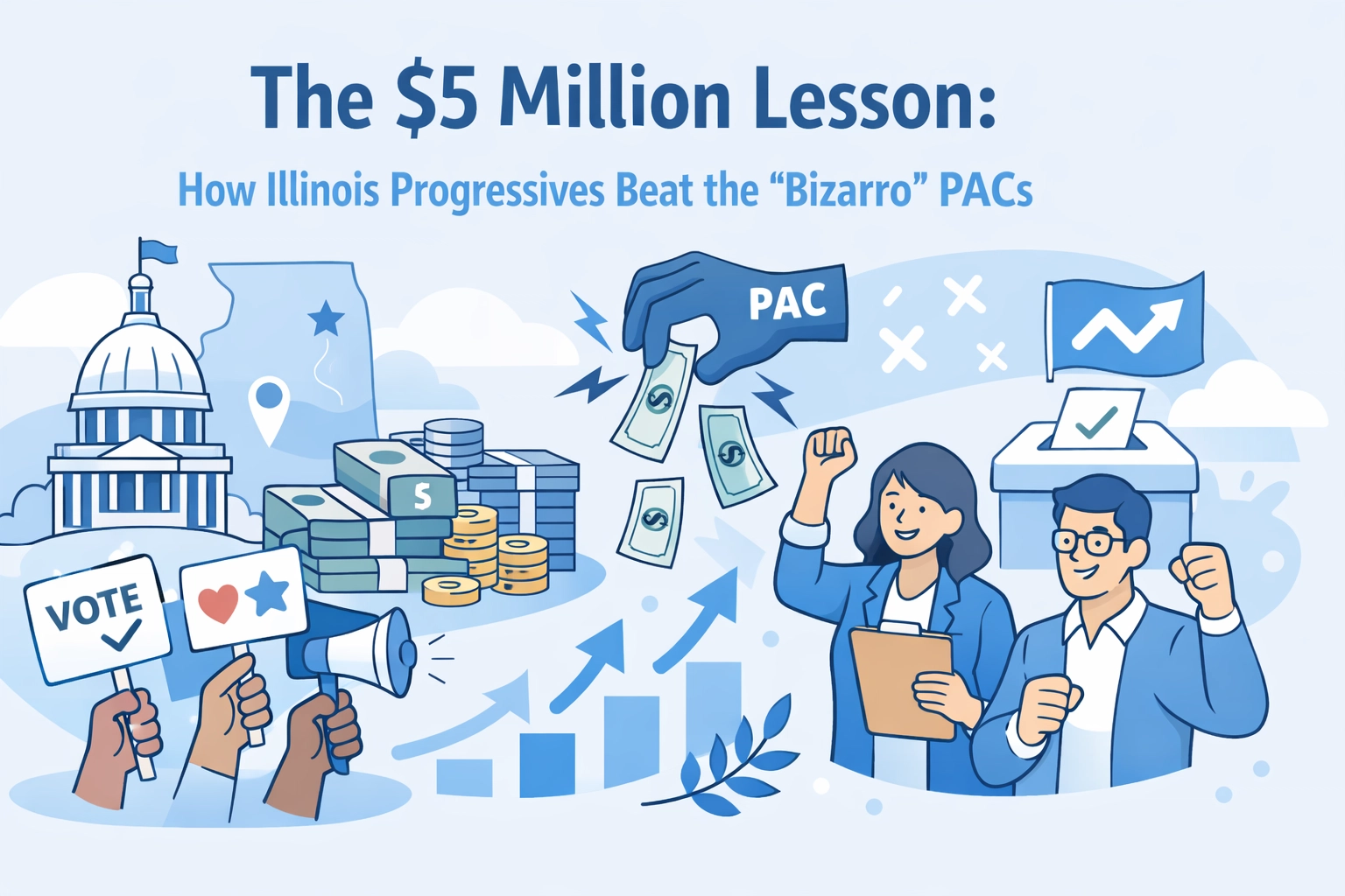 [HERO] The $5 Million Lesson: How Illinois Progressives Beat the 'Bizarro' PACs
