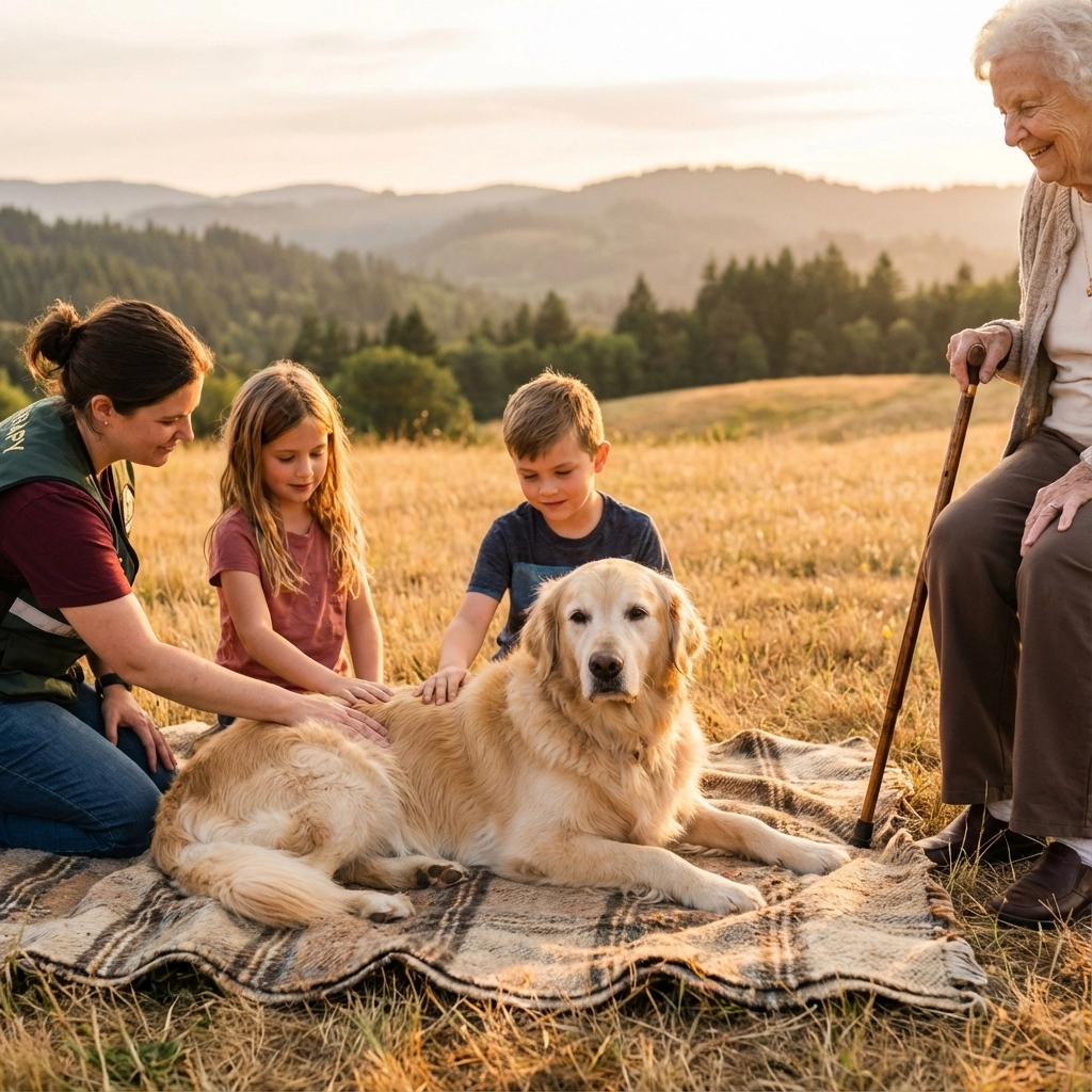 Calm Temperament Golden Retrievers: The Best Family Dogs in Oregon and Why They Make Fantastic Therapy Animals