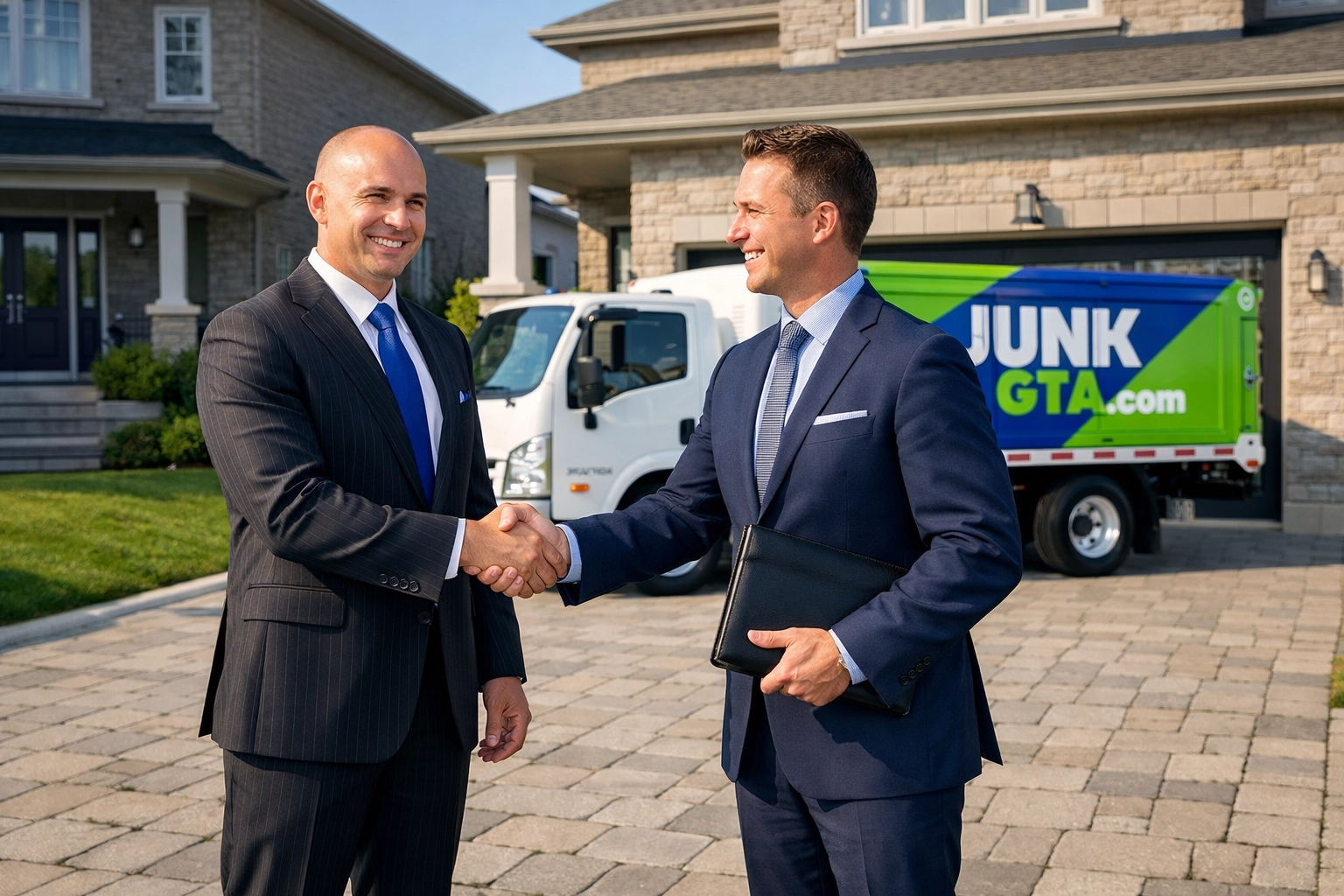 Junk GTA owner coordinating professional estate junk removal services in East Gwillimbury.