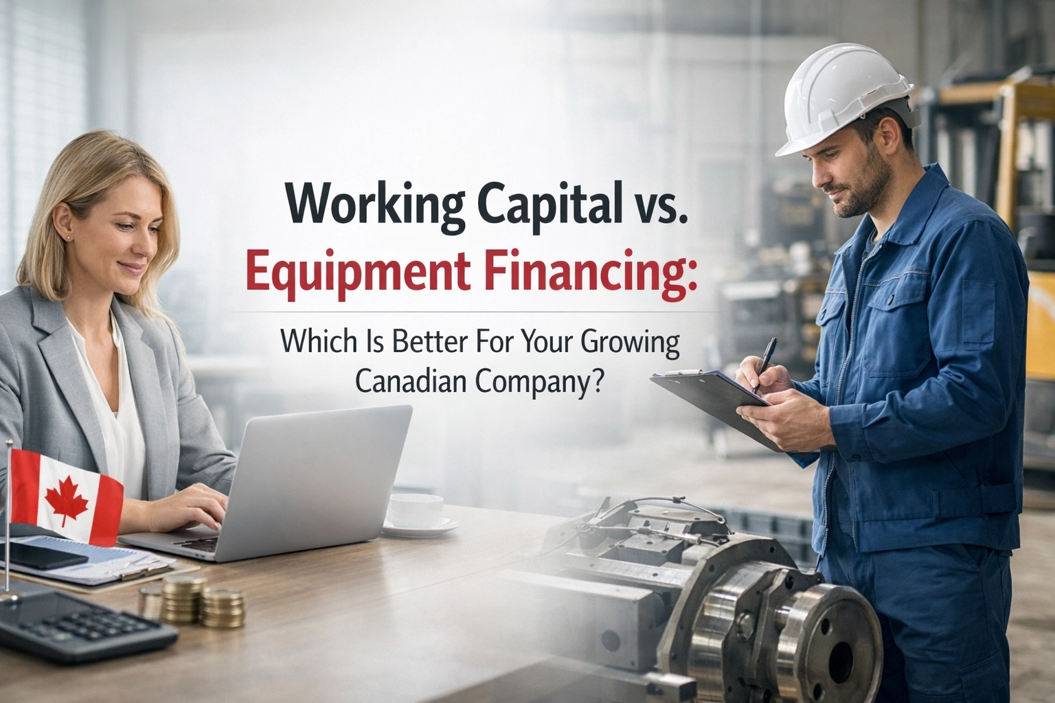 [HERO] Working Capital vs. Equipment Financing: Which Is Better For Your Growing Canadian Company?