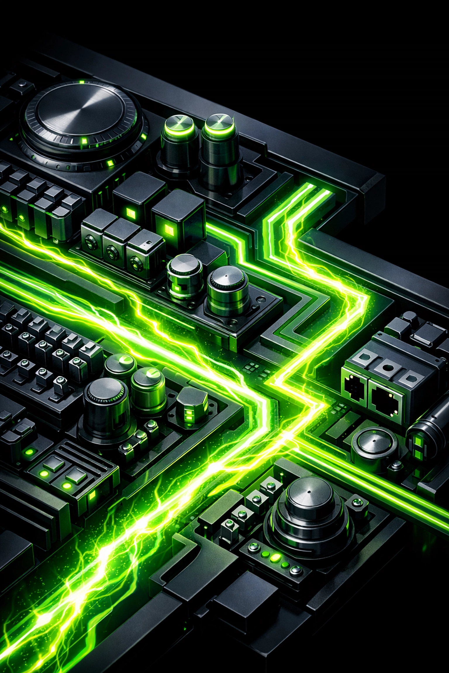 High-tech electrical panel showing digital energy flow for Camden County electrician directory growth.