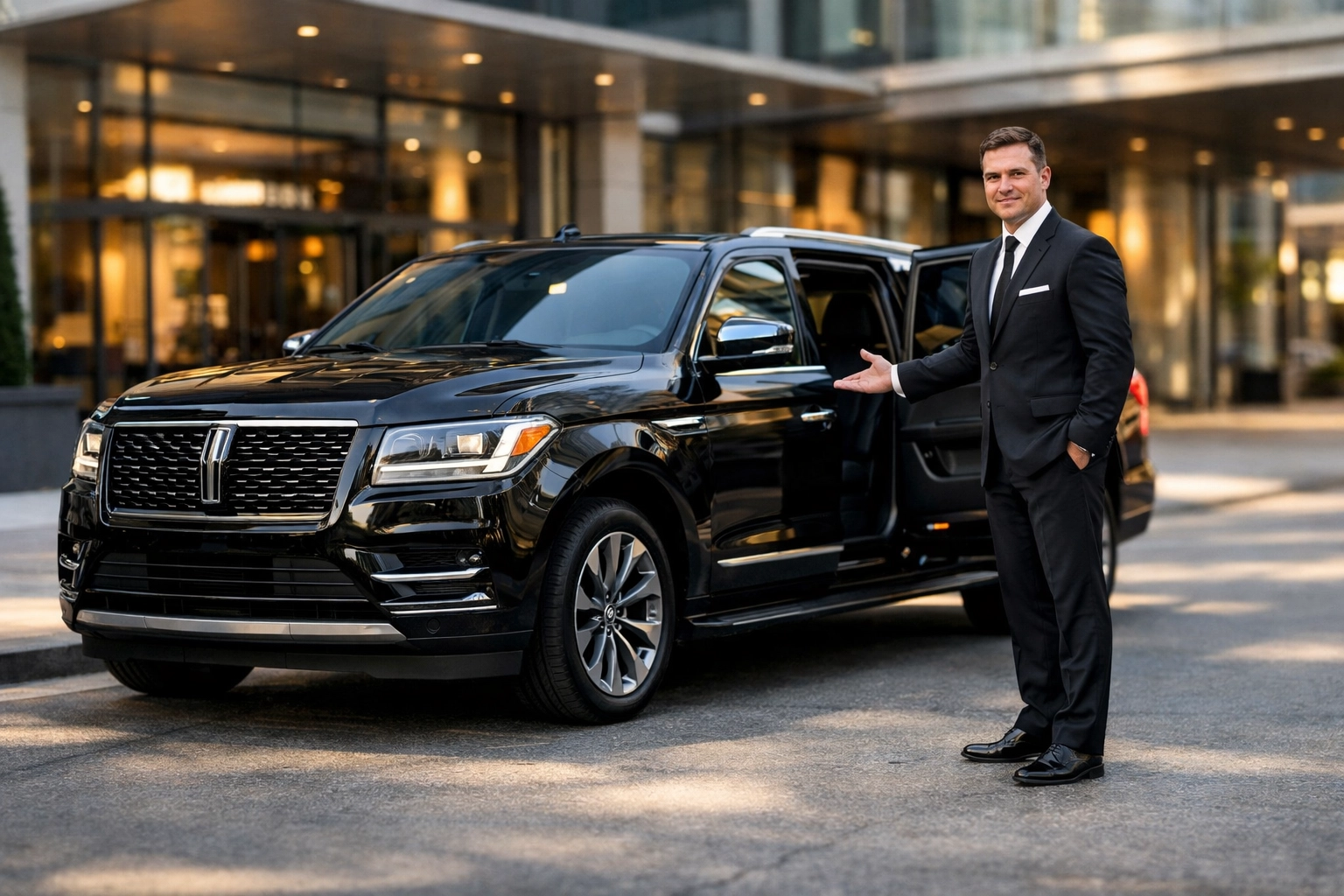 Elite corporate transportation and chauffeur service for a precision-managed branding blitz.