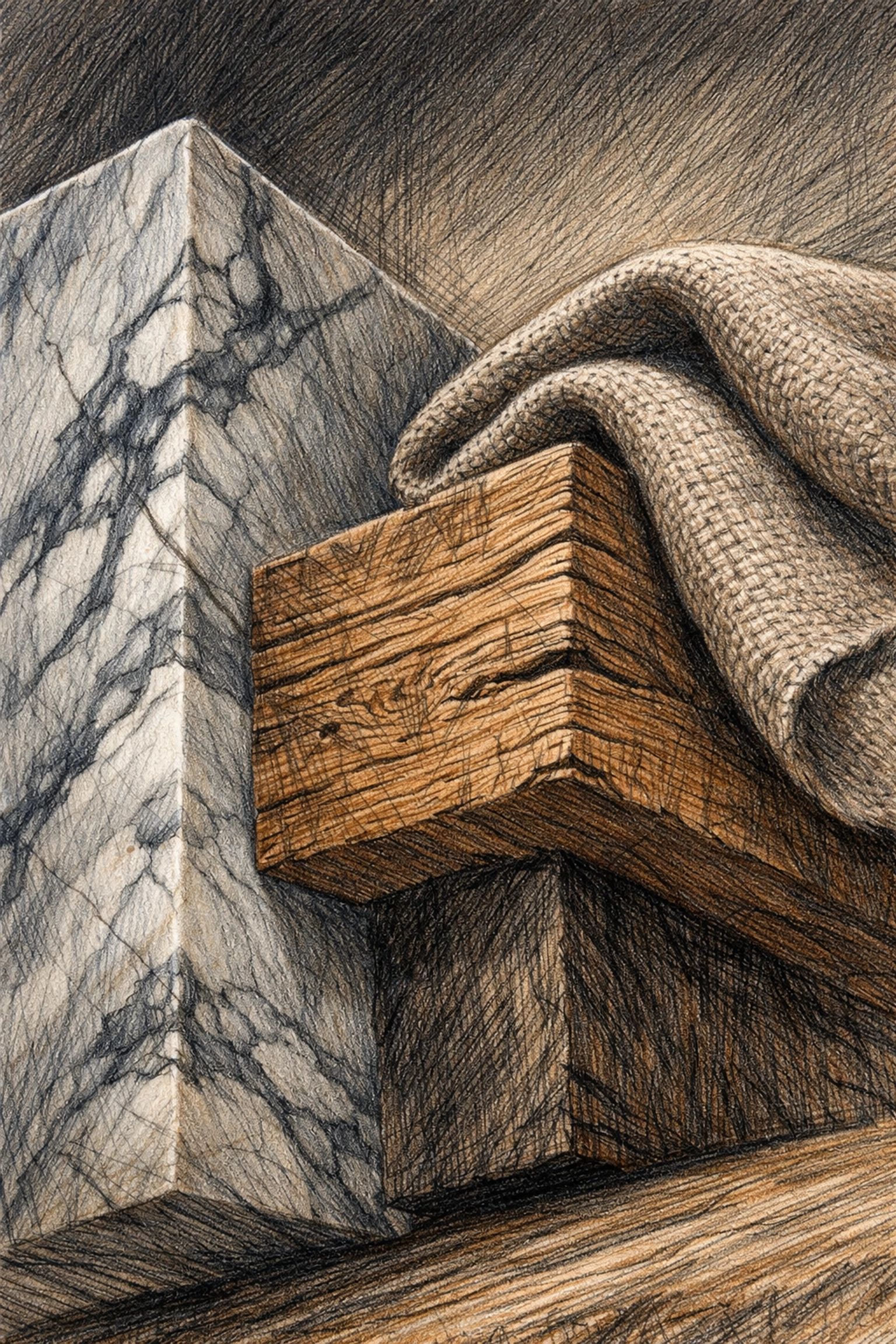 Sustainable hotel architecture materials featuring white marble and oak for long-lasting luxury.