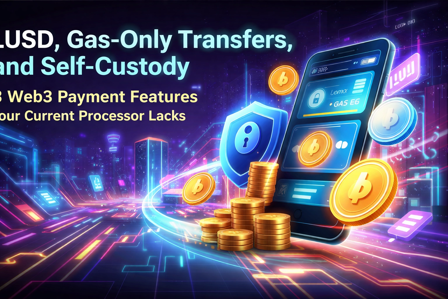 [HERO] LUSD, Gas-Only Transfers, and Self-Custody: 3 Web3 Payment Features Your Current Processor Lacks