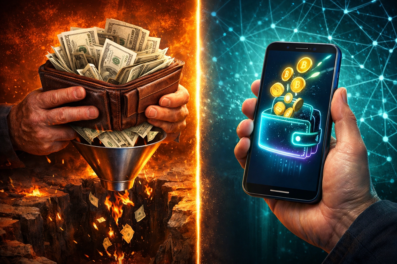 Traditional crypto payment processor fees vs self-custody gas-only fees comparison