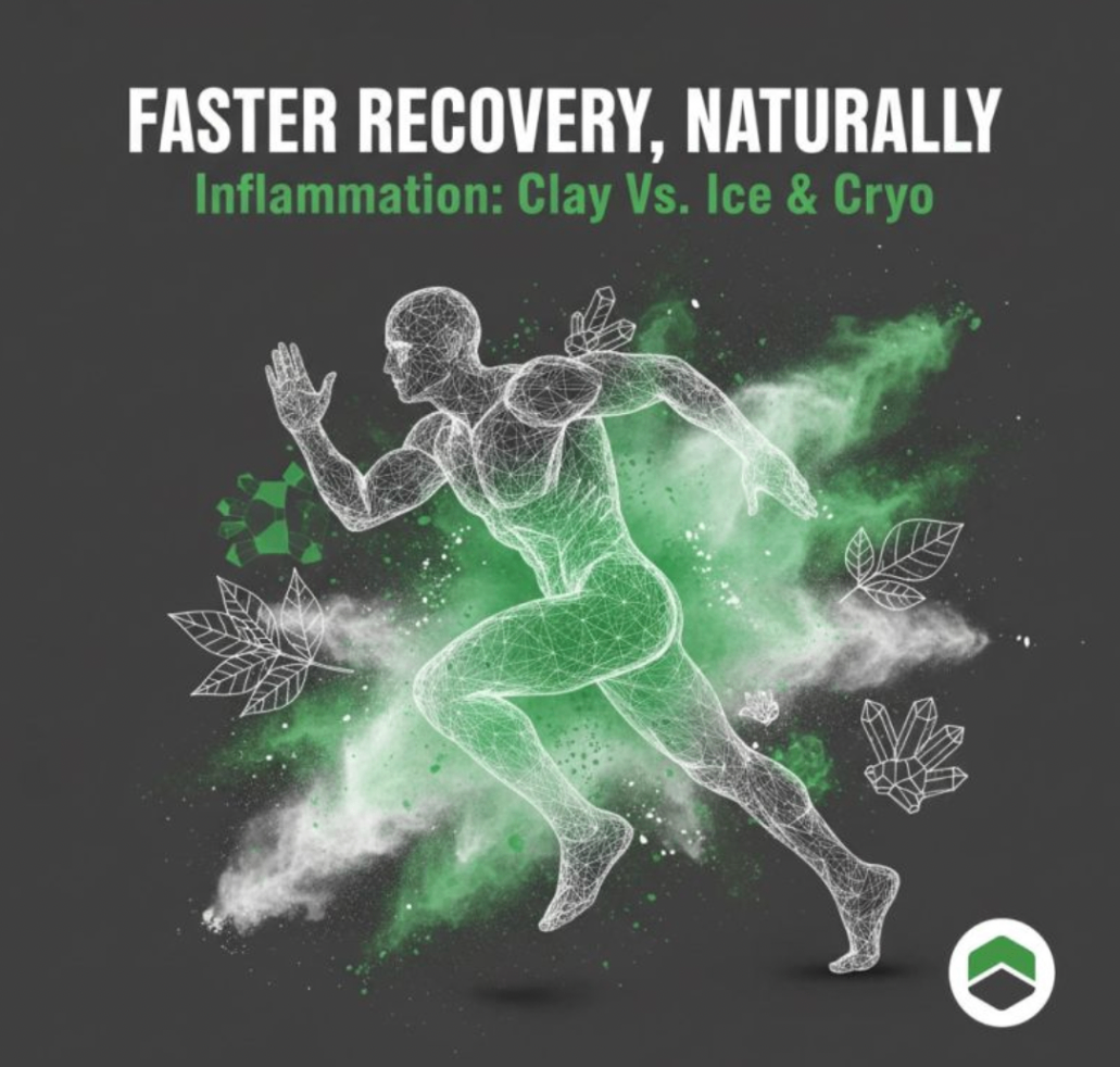 Athlete Sprinting with French Green Clay