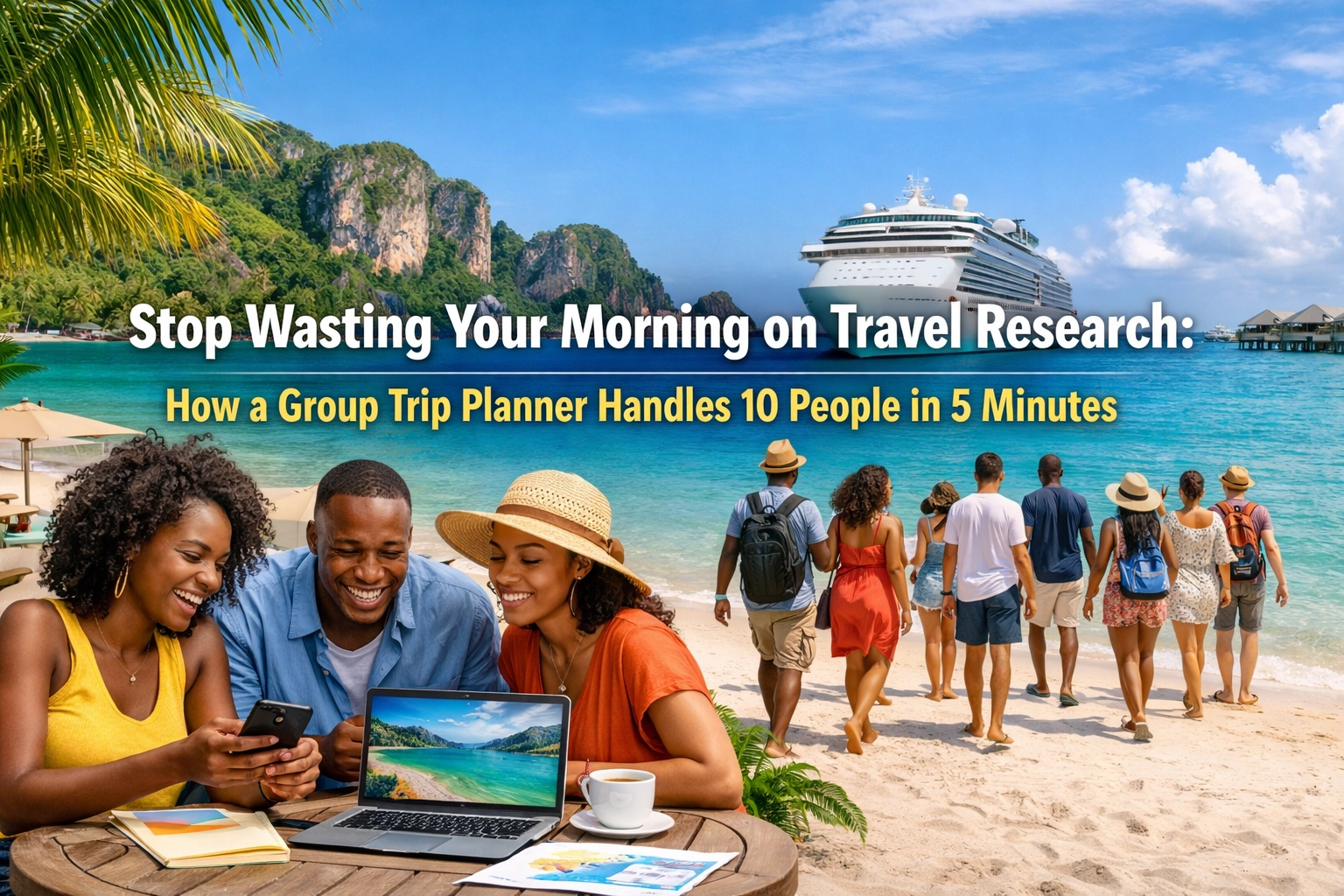 [HERO] Stop Wasting Your Morning on Travel Research: How a Group Trip Planner Handles 10 People in 5 Minutes