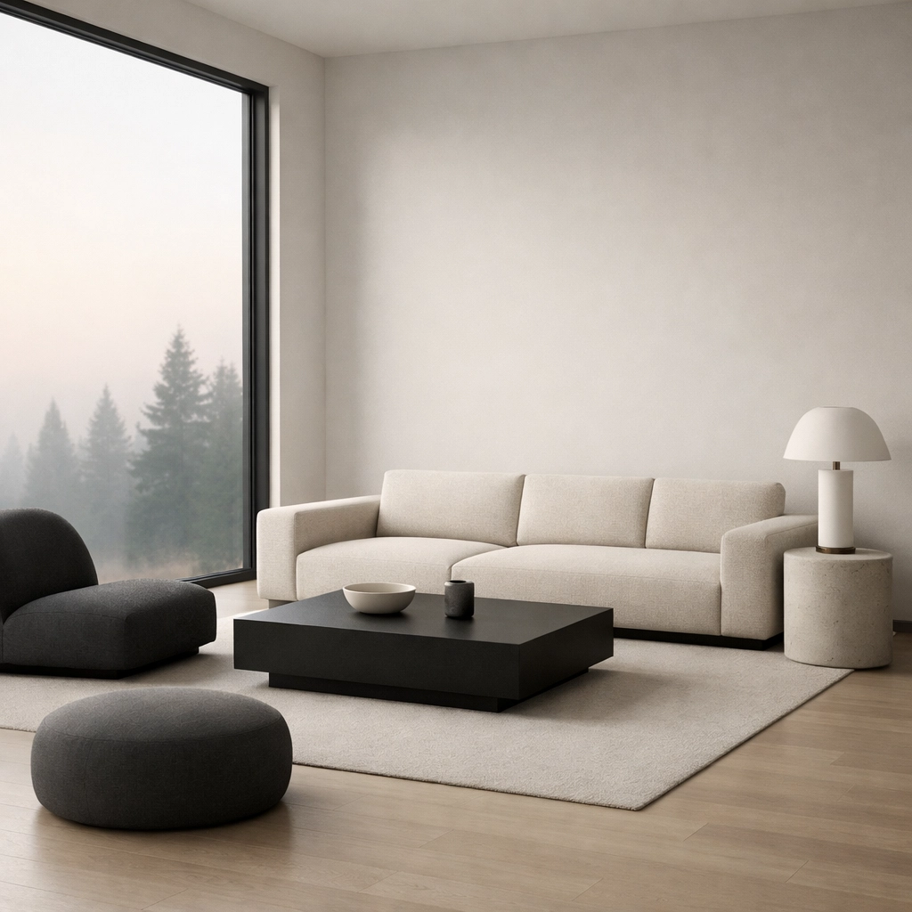 Professional staging in a modern Spokane home to maximize sale price and attract real estate buyers.