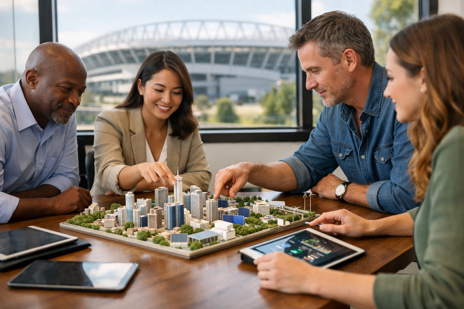 Dakdan Worldwide strategists collaborating on unified growth systems and cross-industry solutions.