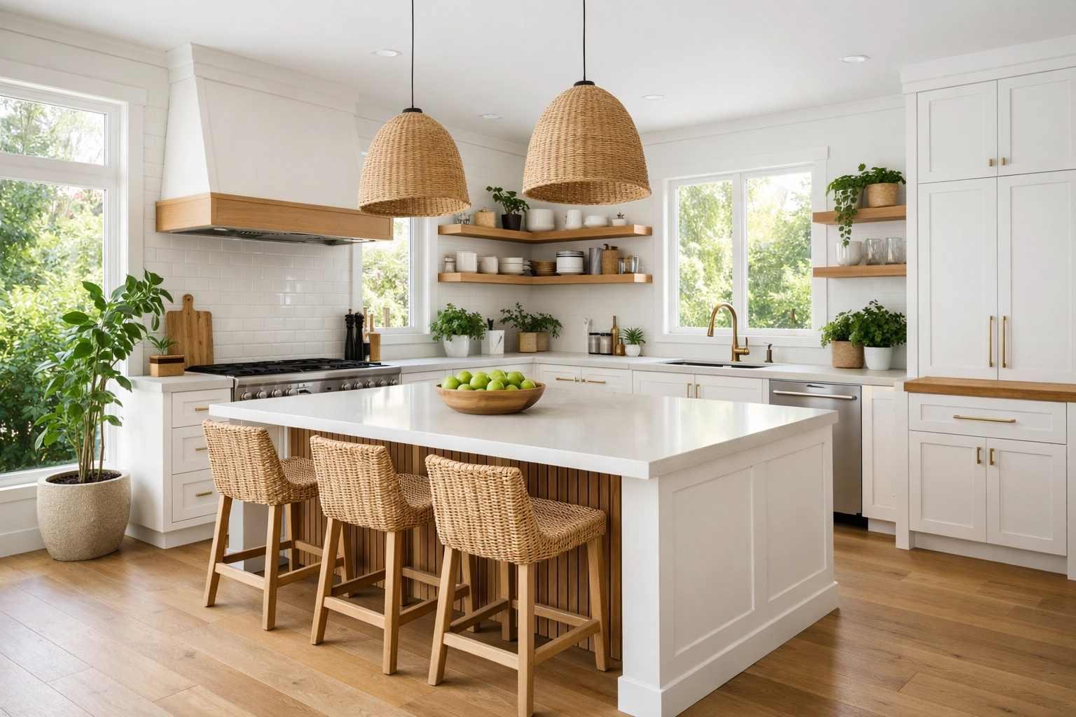 Modern kitchen renovation showcasing contractor craftsmanship and quality