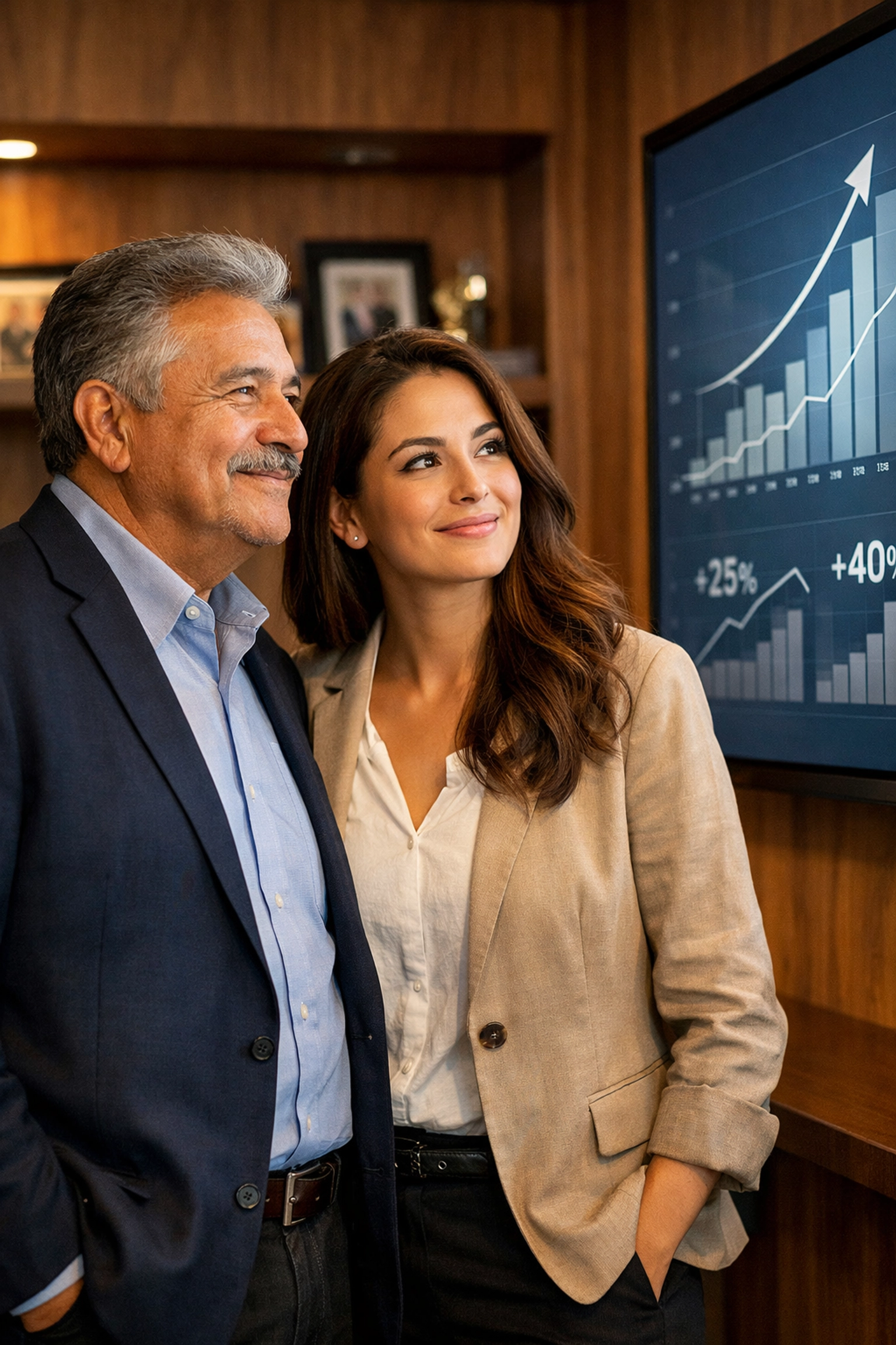 Multi-generational family business owners discussing legacy under the permanent estate tax exemption.