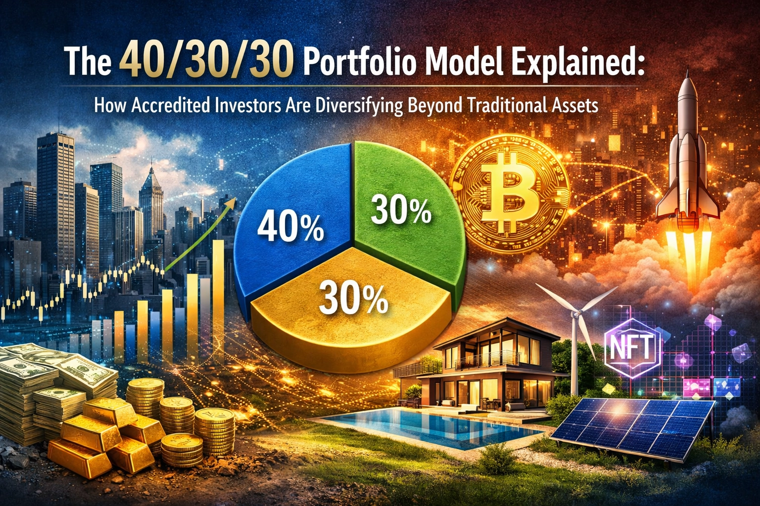 [HERO] The 40/30/30 Portfolio Model Explained: How Accredited Investors Are Diversifying Beyond Traditional Assets