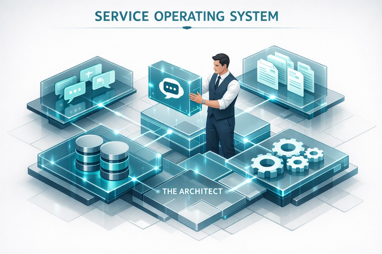Organizing automated workflows and document protocols to create a professional SaaS service operating system.