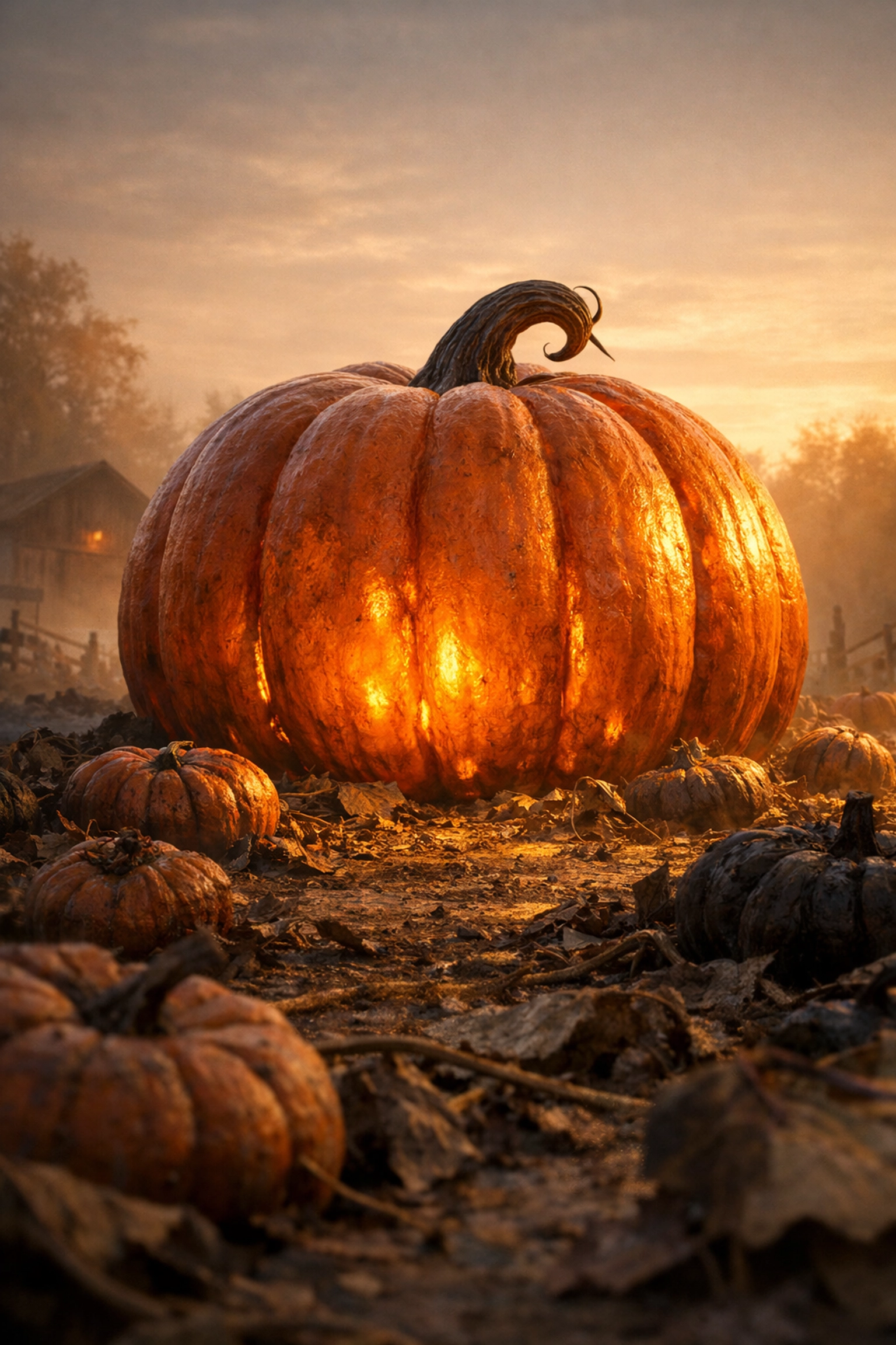 Giant pumpkin illustrating Pumpkin Plan strategy for MSP vertical specialization