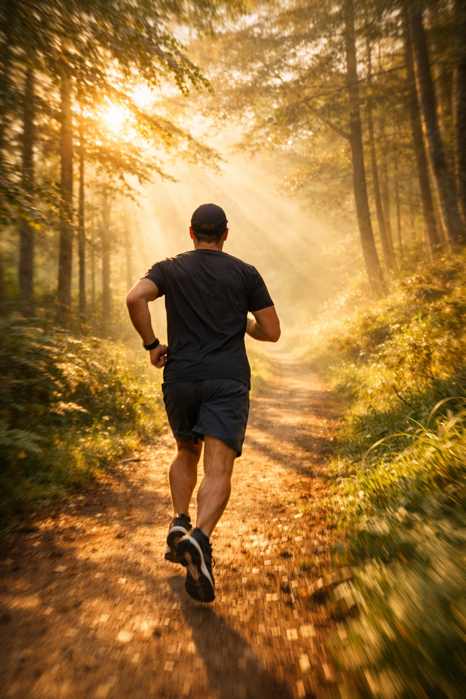 Reggeli futás az erdőben - egészséges alternatívák a pornófüggőség helyett
