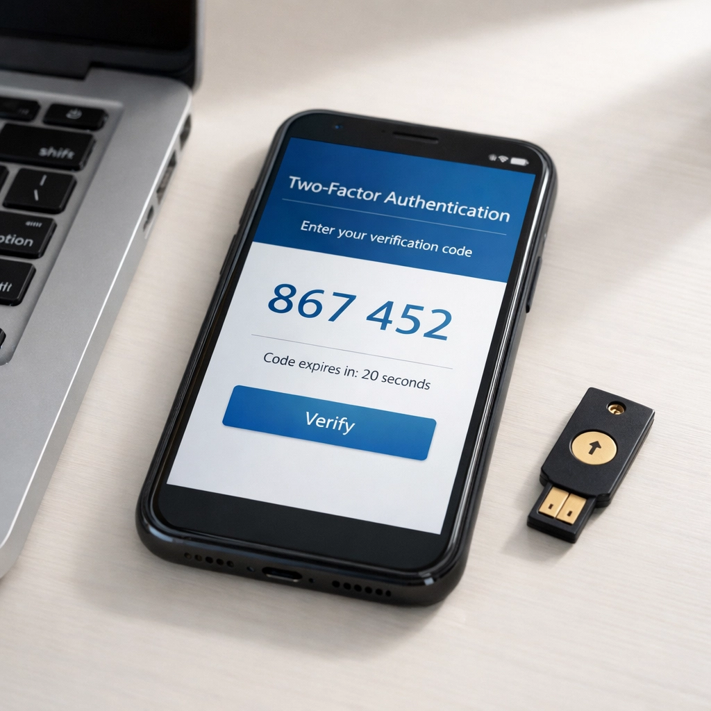 Two-factor authentication security setup for IRS e-Services ERO account access