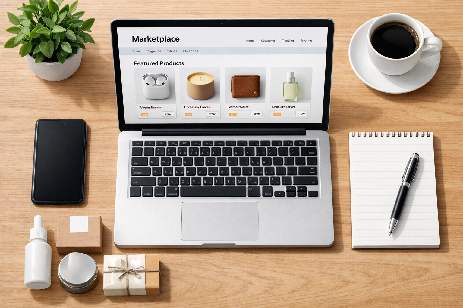 Wholesale marketplace Australia interface showing products available for bulk ordering online