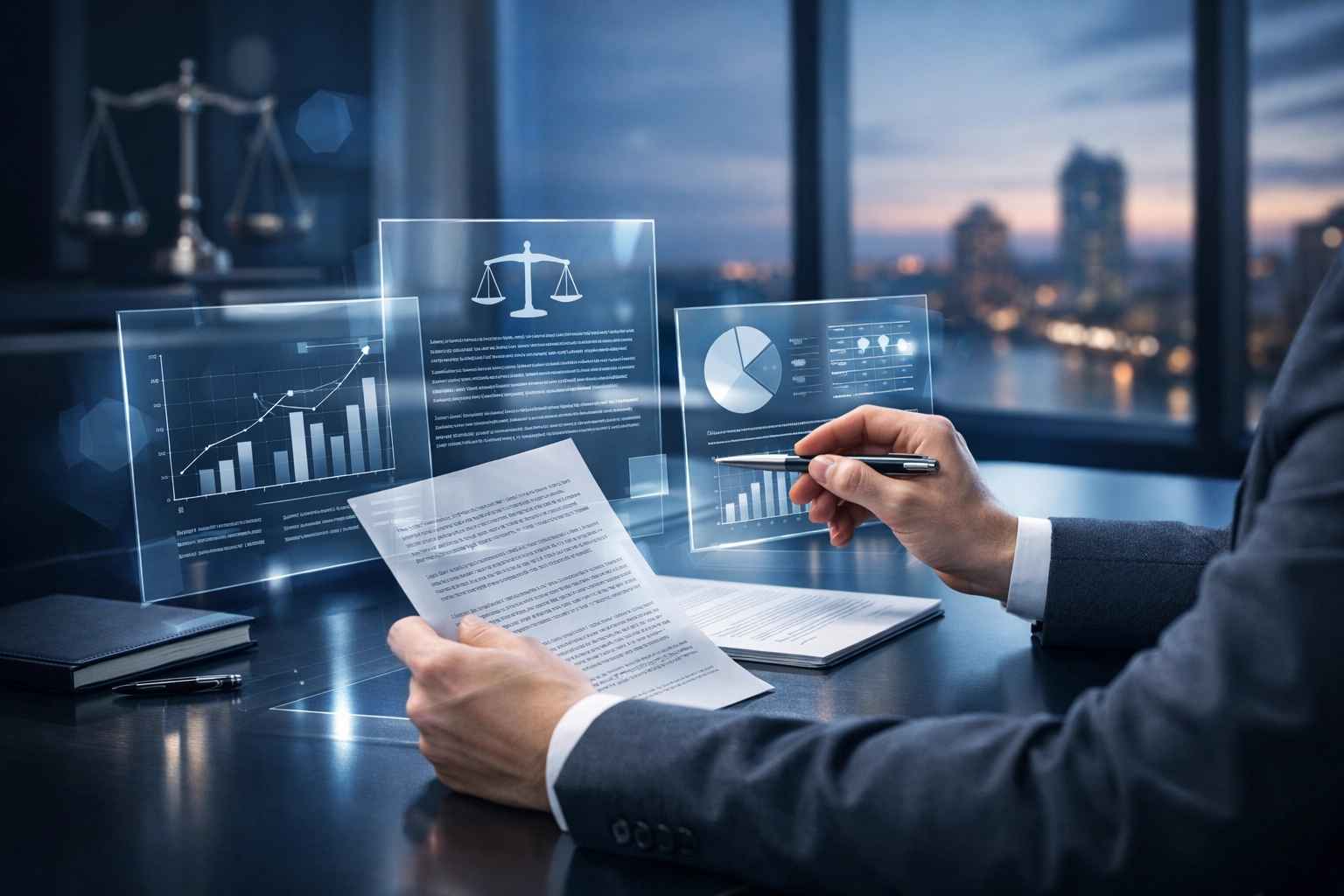 Coastal Virginia Law attorney reviewing digital evidence and charts to challenge DUI charges in court.