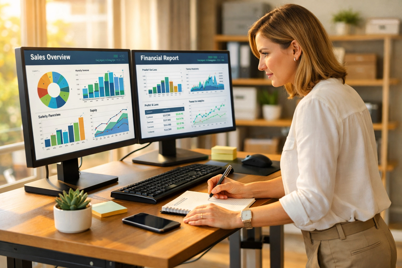 IT professional analyzing ServiceNow performance metrics and ROI dashboards in 2026