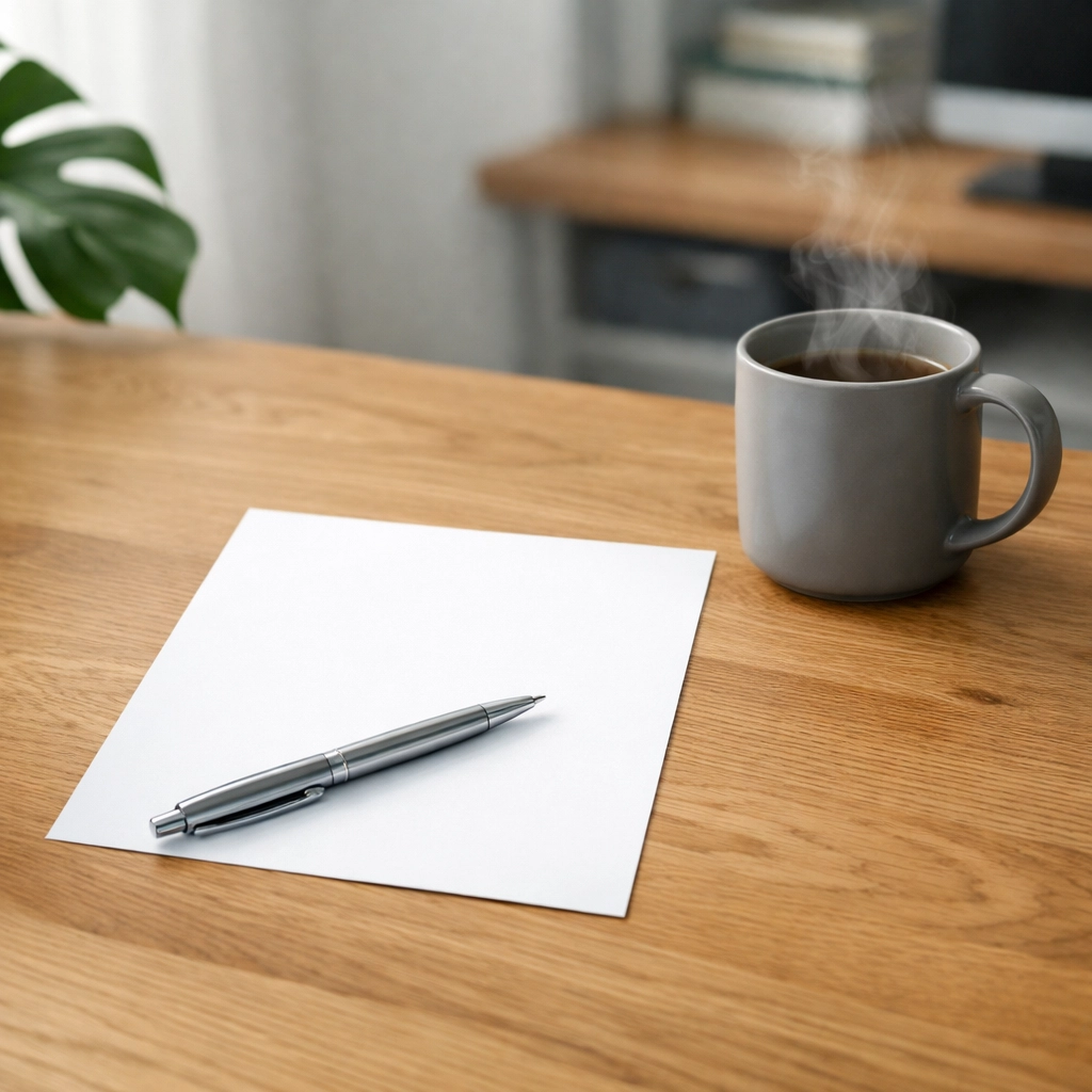 Organized desk representing financial clarity through a debt consolidation loan in Canada.