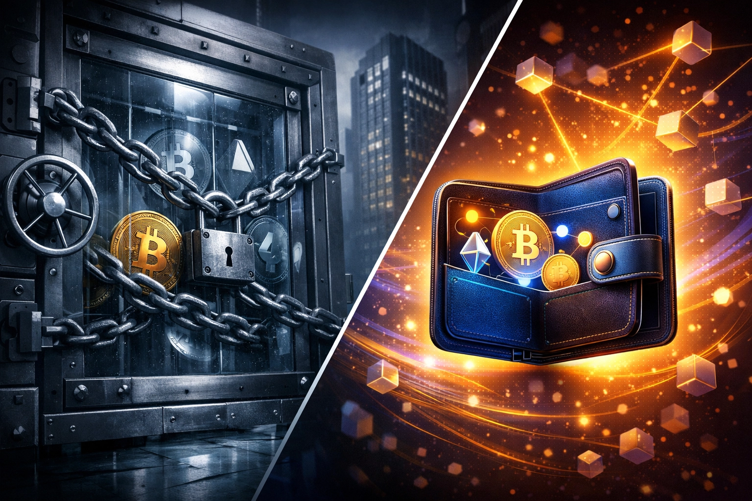 Custodial wallet vs self-custody crypto payment comparison for merchant control and Web3 sovereignty